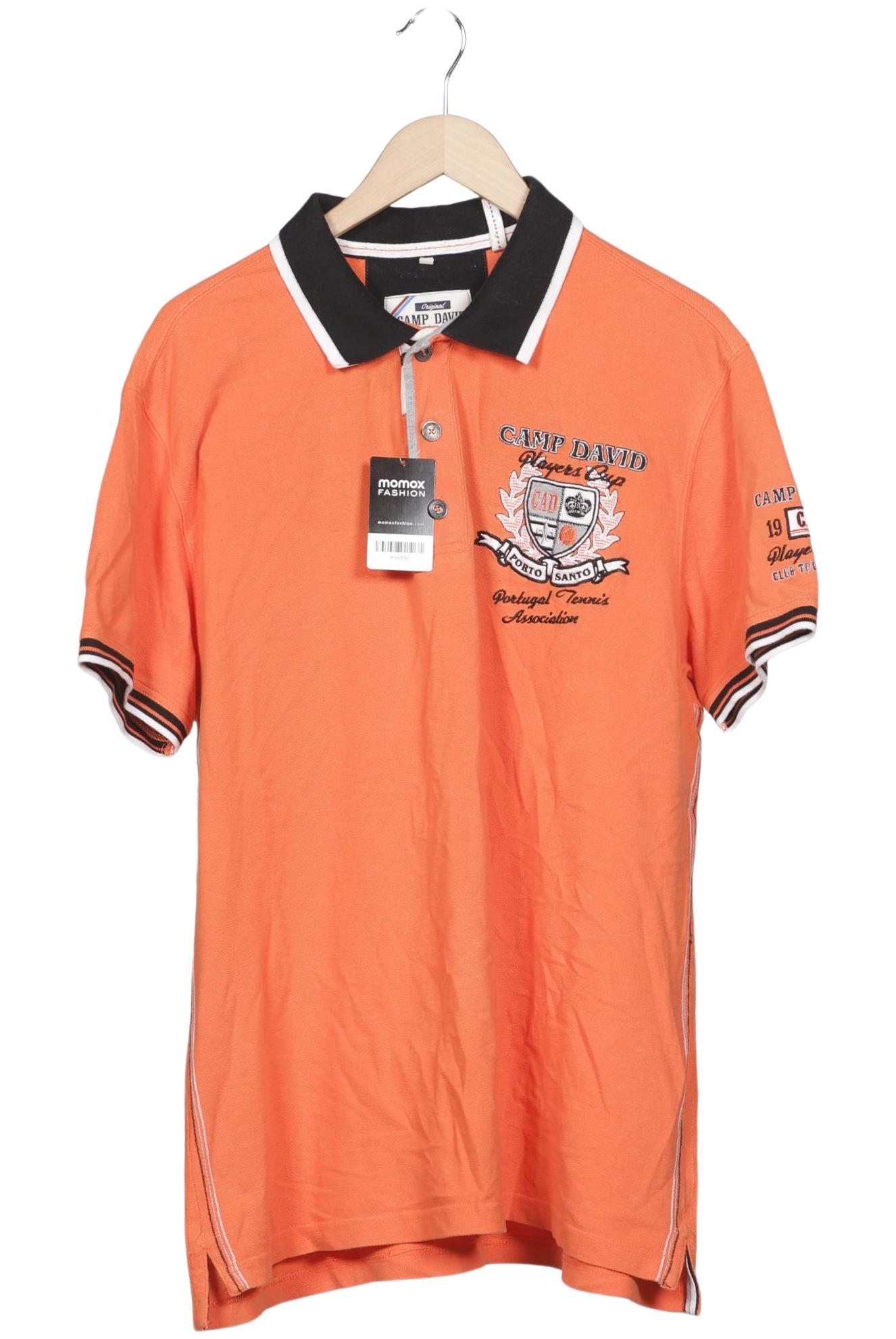 

Camp David Herren Poloshirt, orange, Gr. 56