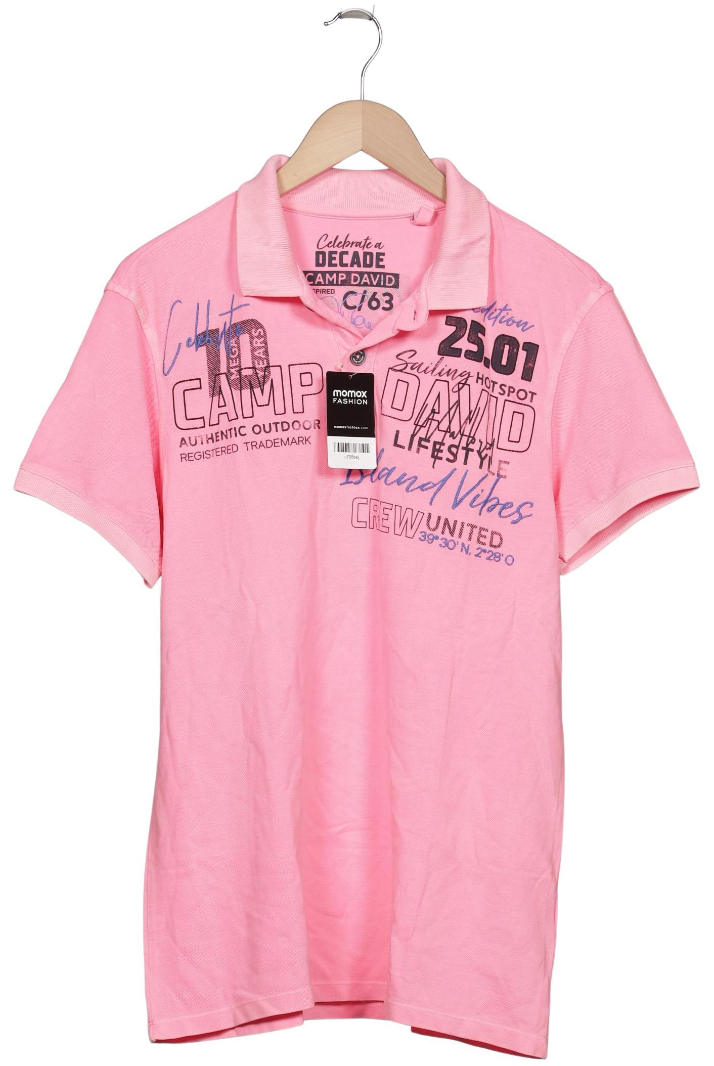 

Camp David Herren Poloshirt, pink, Gr. 48