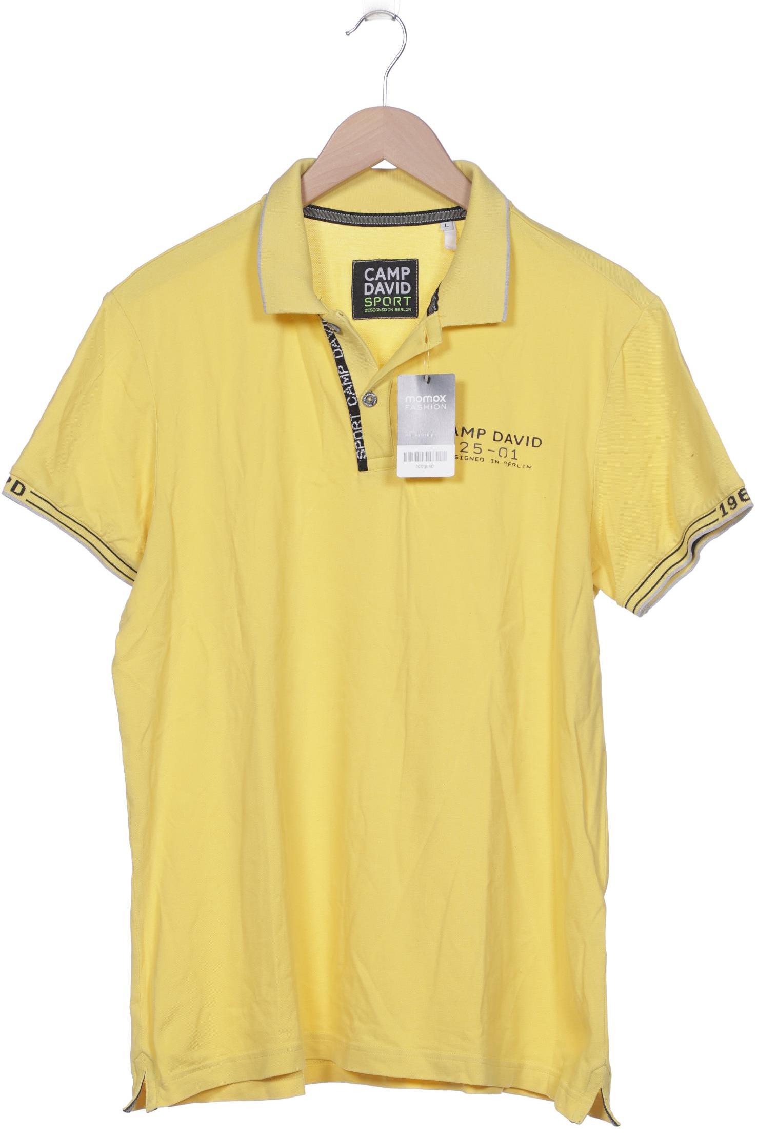 

Camp David Herren Poloshirt, gelb, Gr. 52