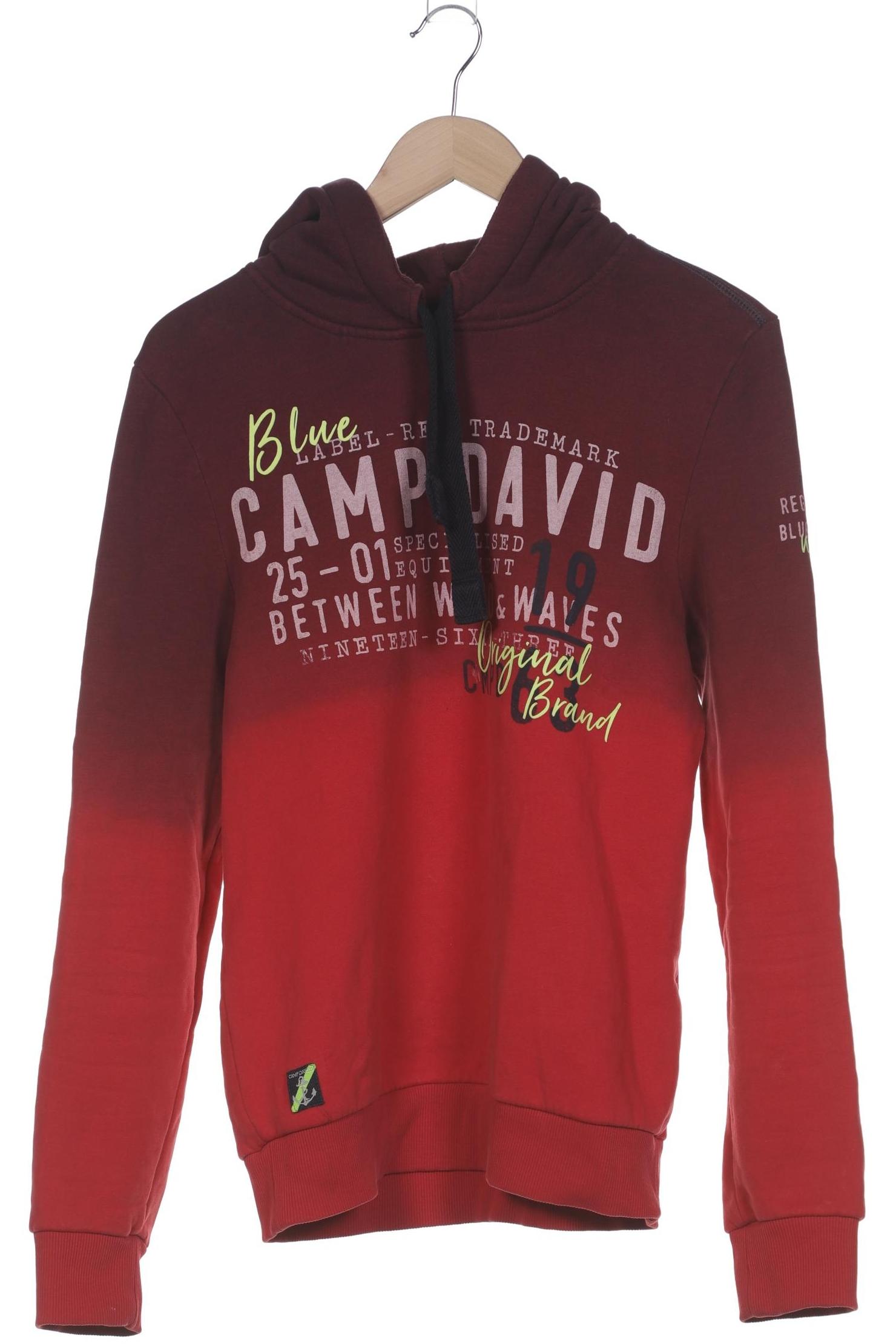 

Camp David Herren Kapuzenpullover, rot, Gr. 46