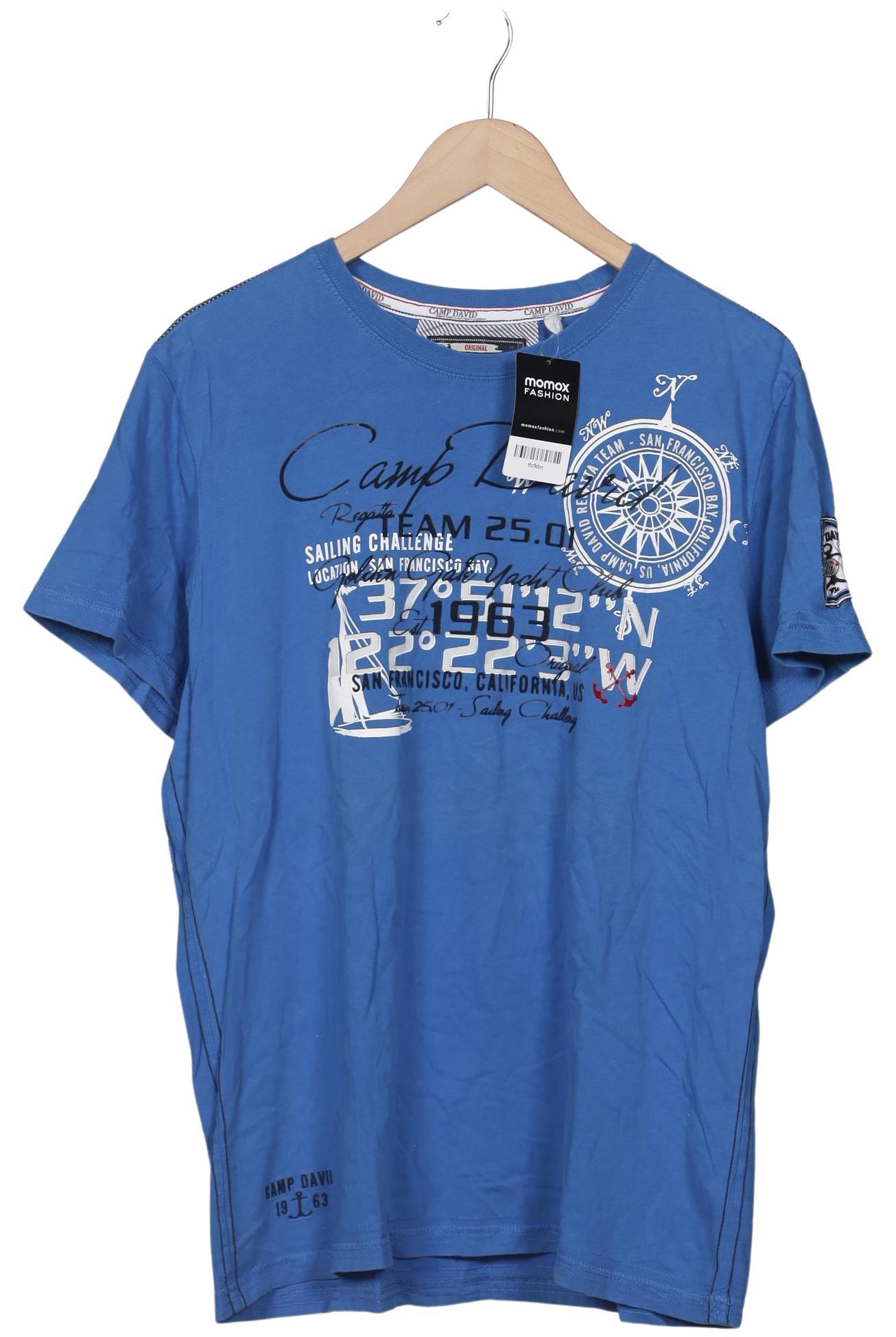 

Camp David Herren T-Shirt, blau, Gr. 54
