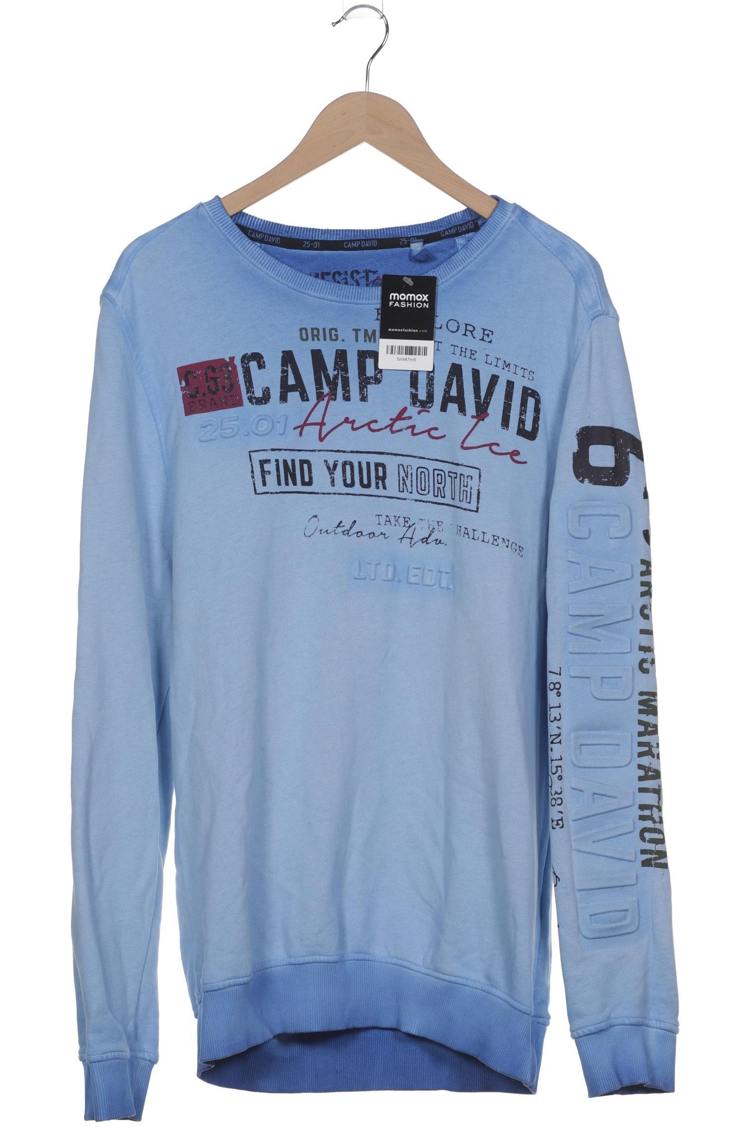 

Camp David Herren Sweatshirt, blau, Gr. 54