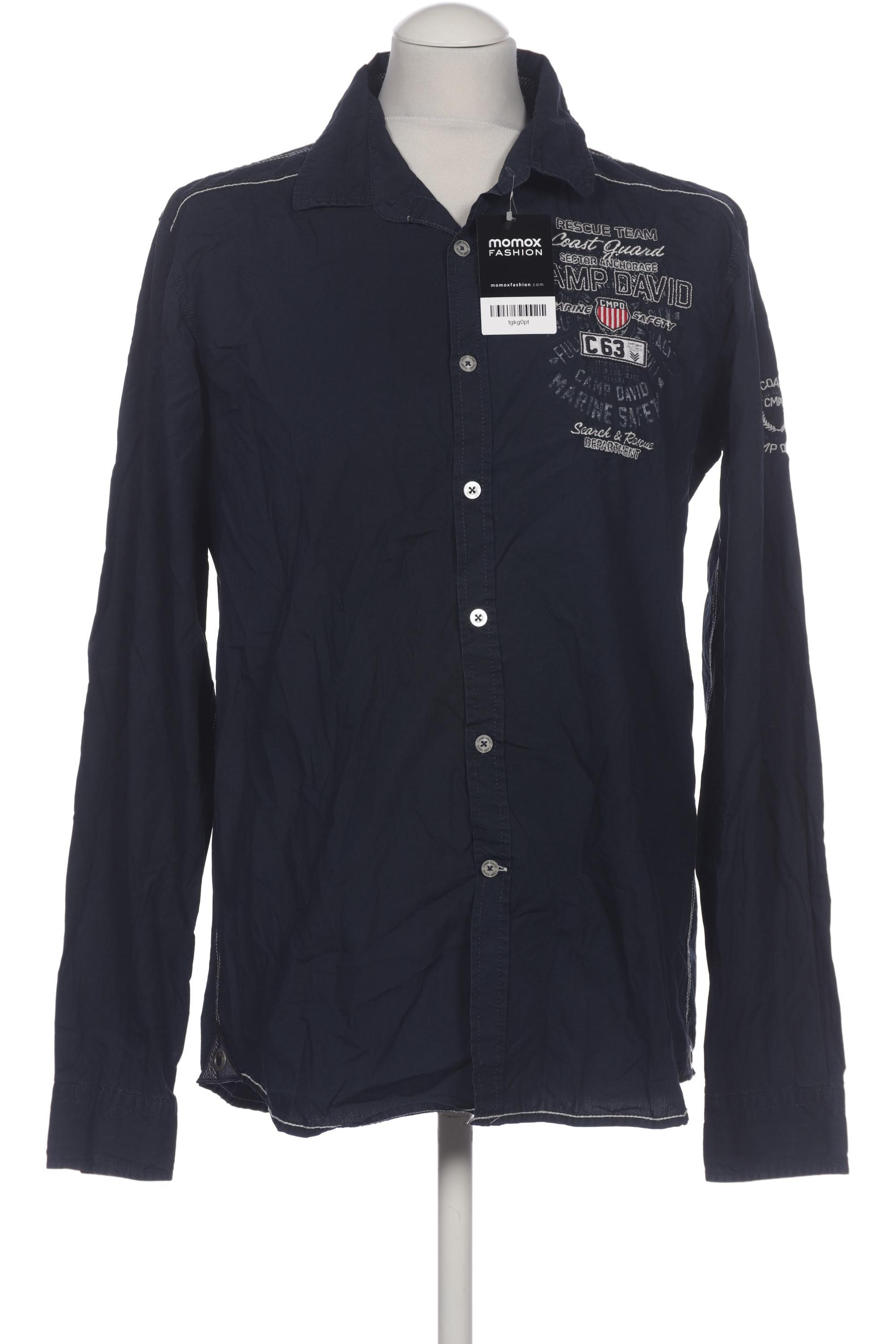 

Camp David Herren Hemd, marineblau, Gr. 48