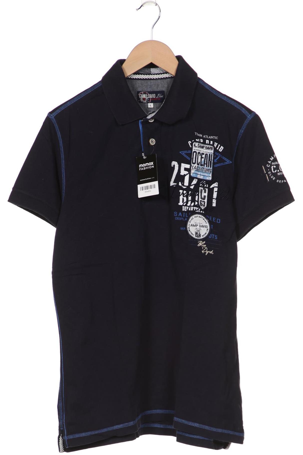 

Camp David Herren Poloshirt, marineblau