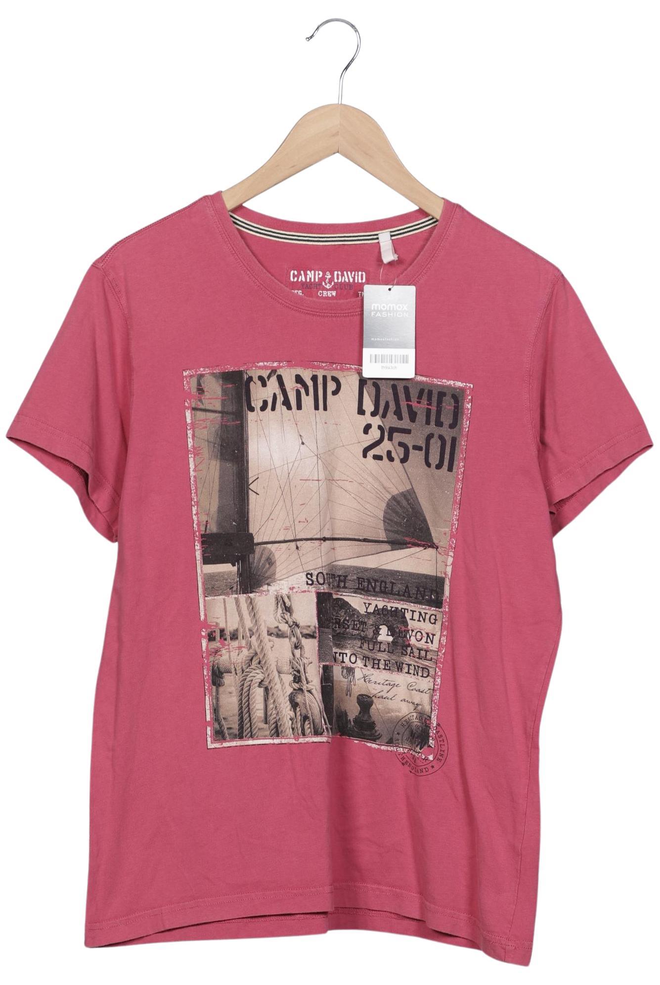 

Camp David Herren T-Shirt, pink, Gr. 48