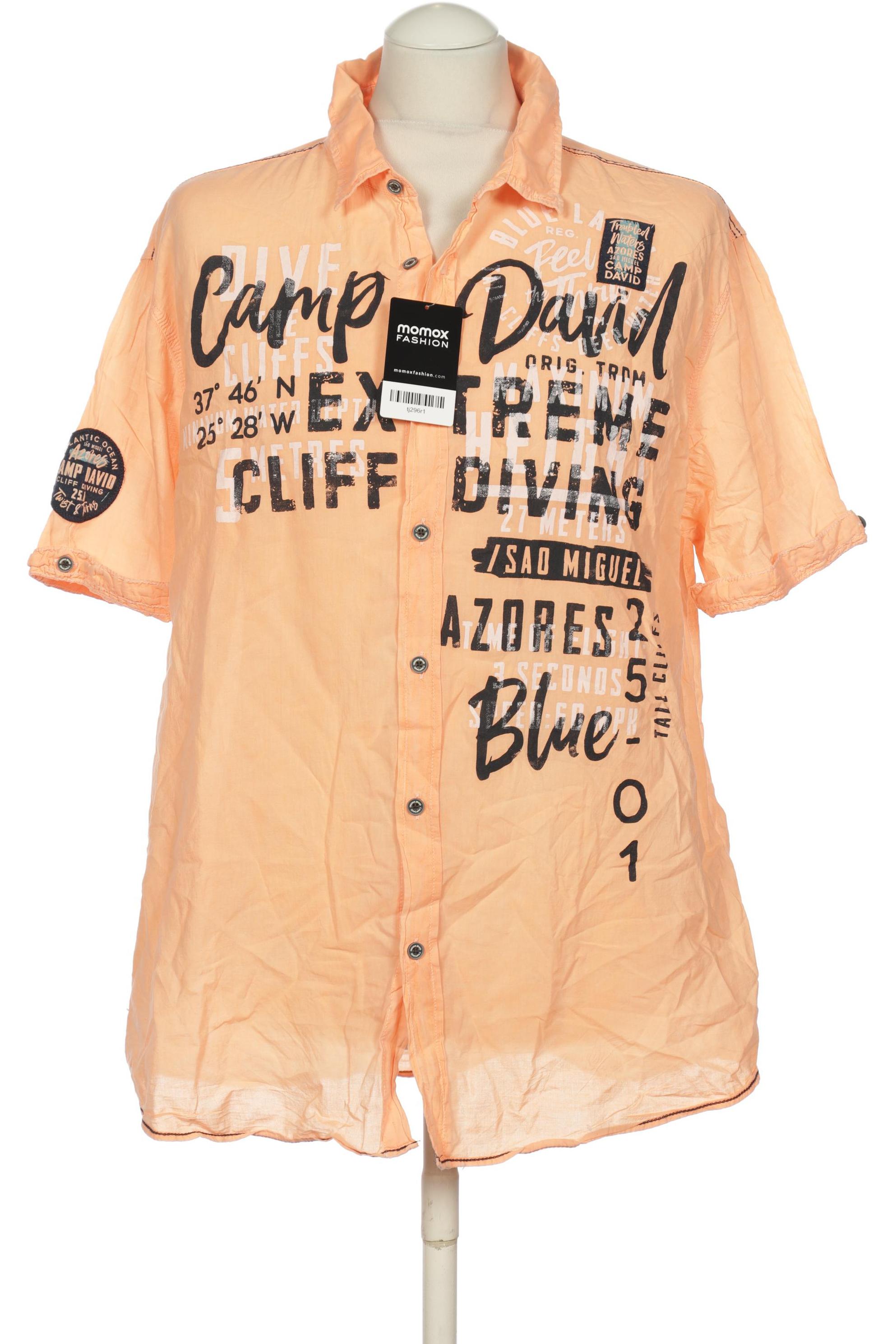 

Camp David Herren Hemd, orange