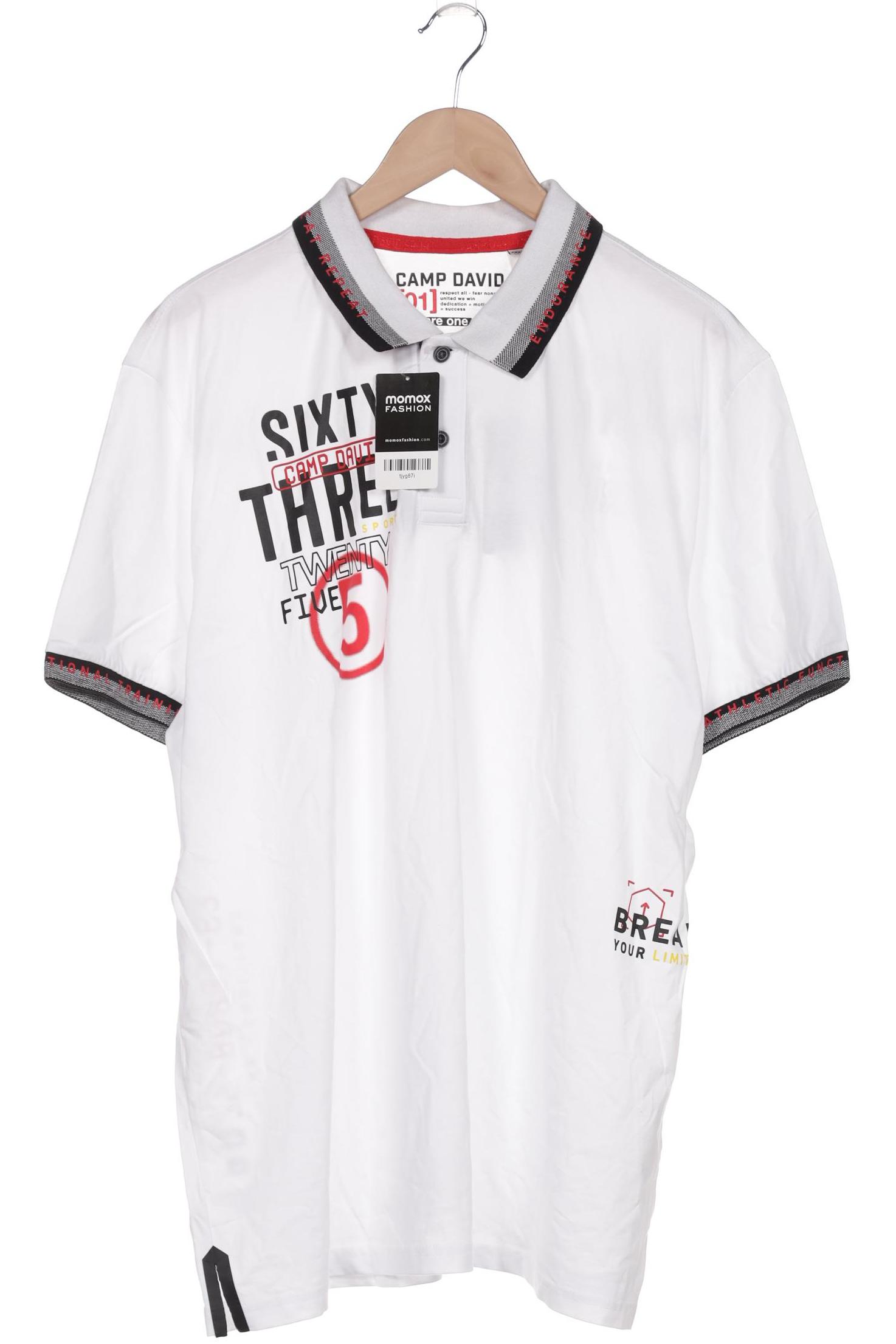 

Camp David Herren Poloshirt, weiß, Gr. 58