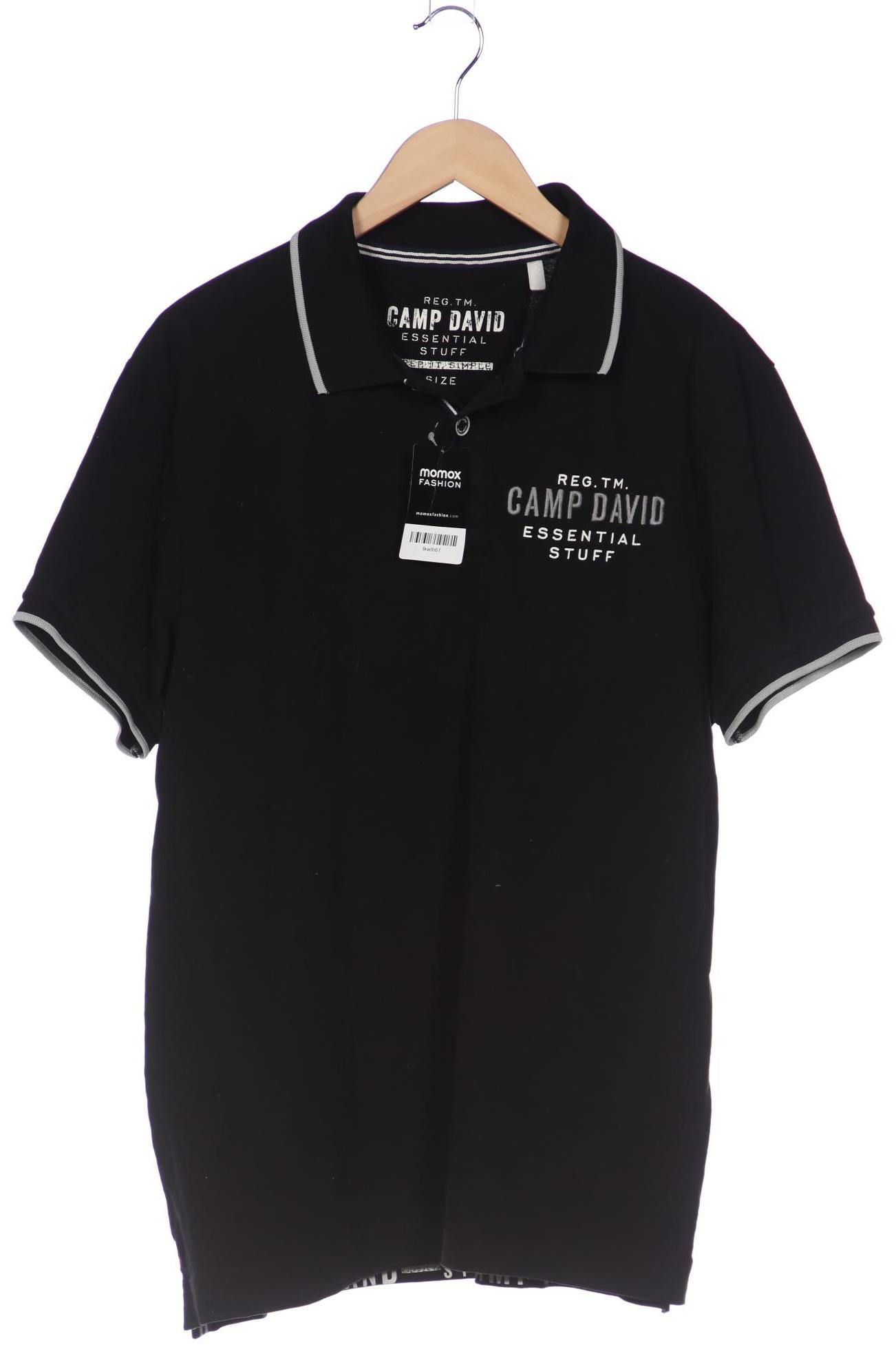 

Camp David Herren Poloshirt, schwarz