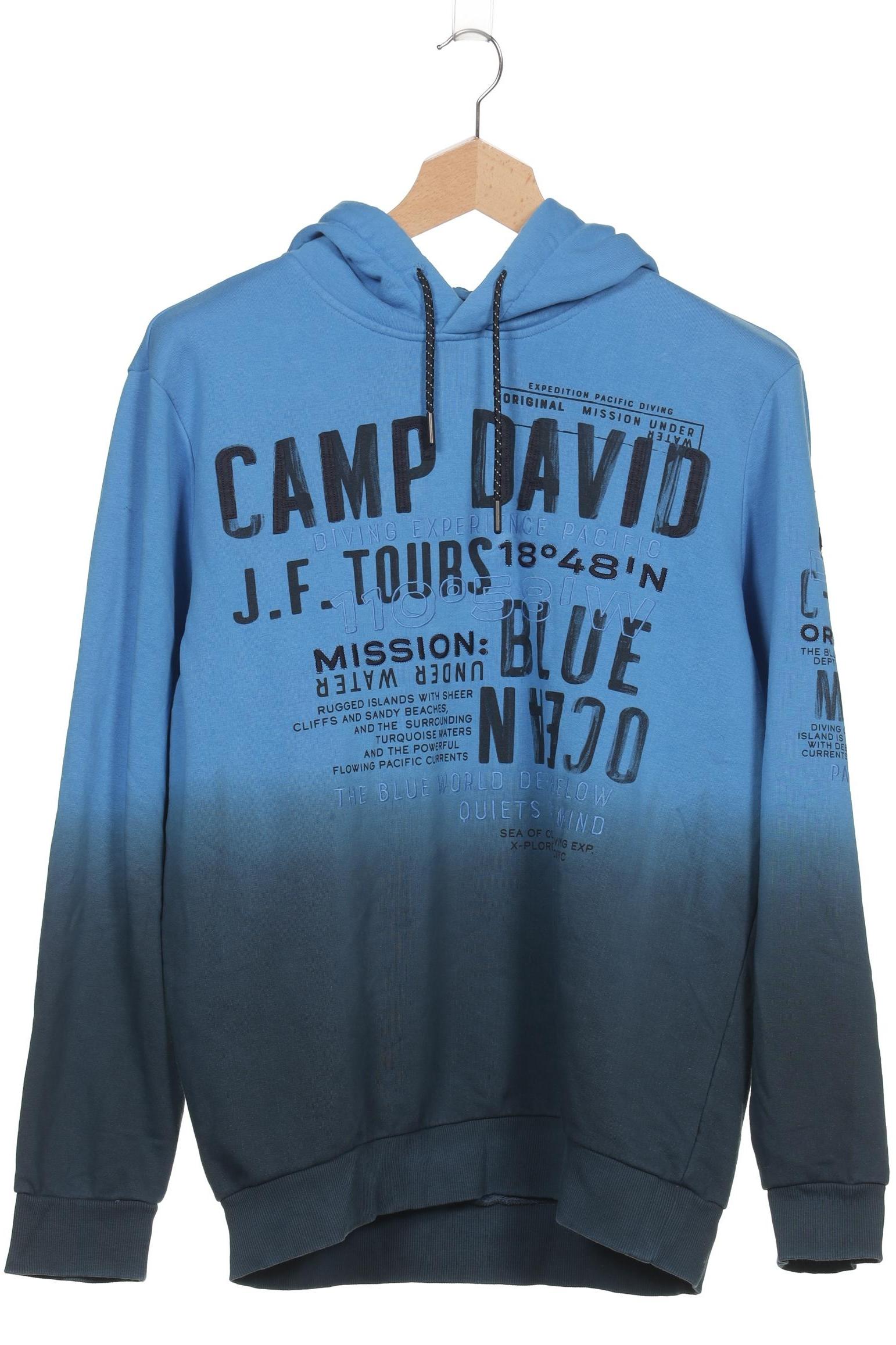 

Camp David Herren Kapuzenpullover, blau, Gr. 56