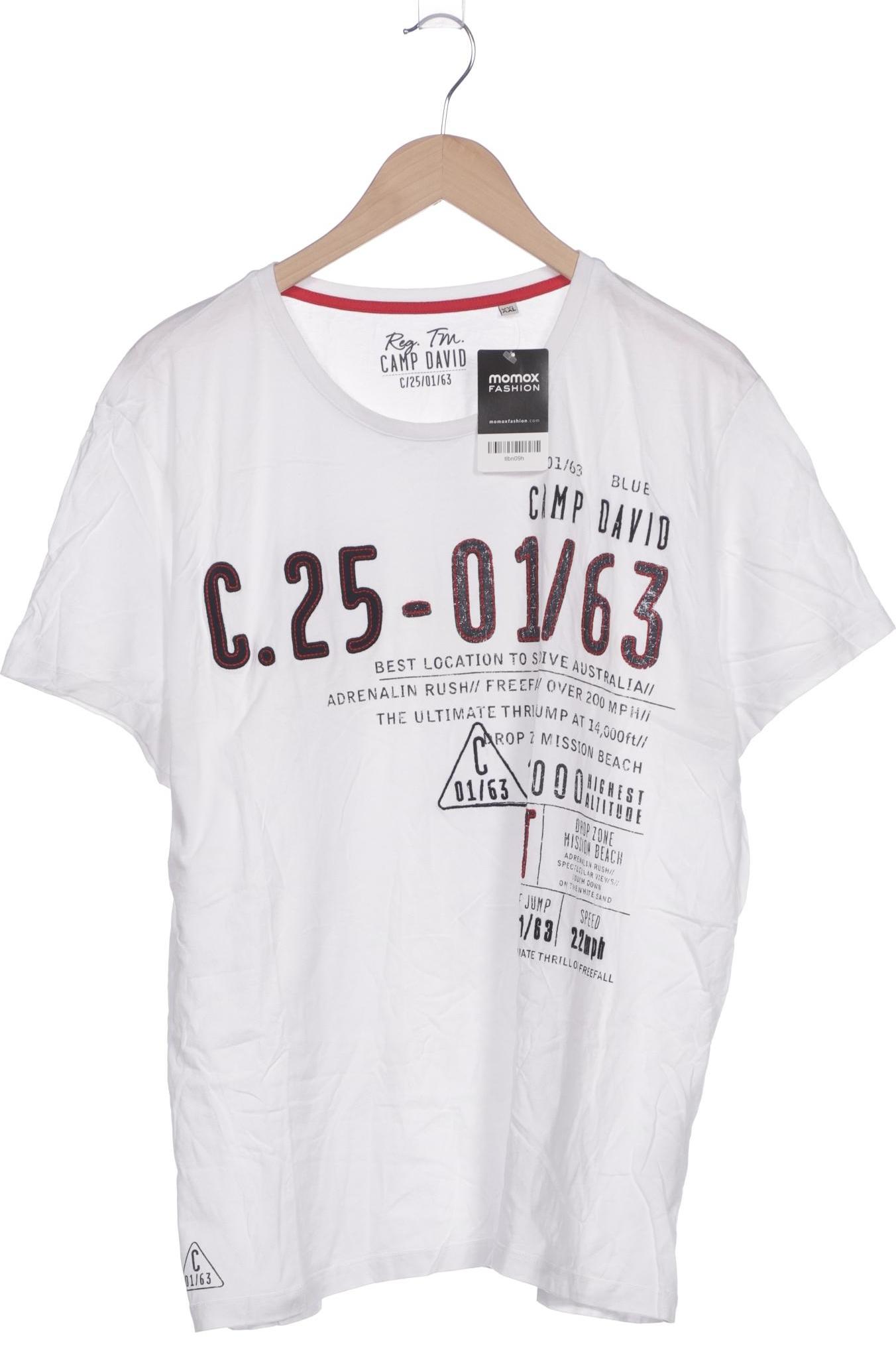 

Camp David Herren T-Shirt, weiß, Gr. 56