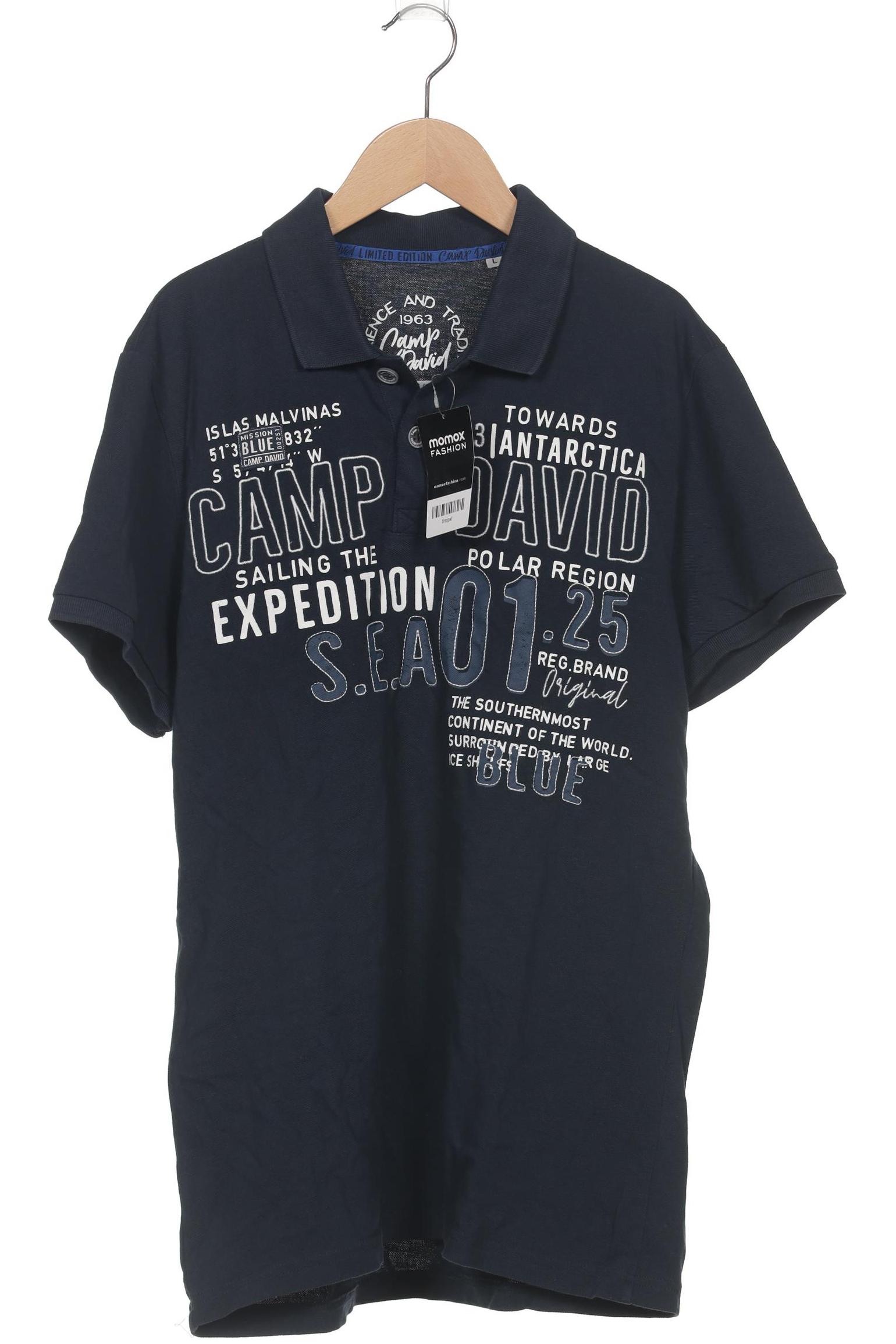 

Camp David Herren Poloshirt, marineblau, Gr. 52