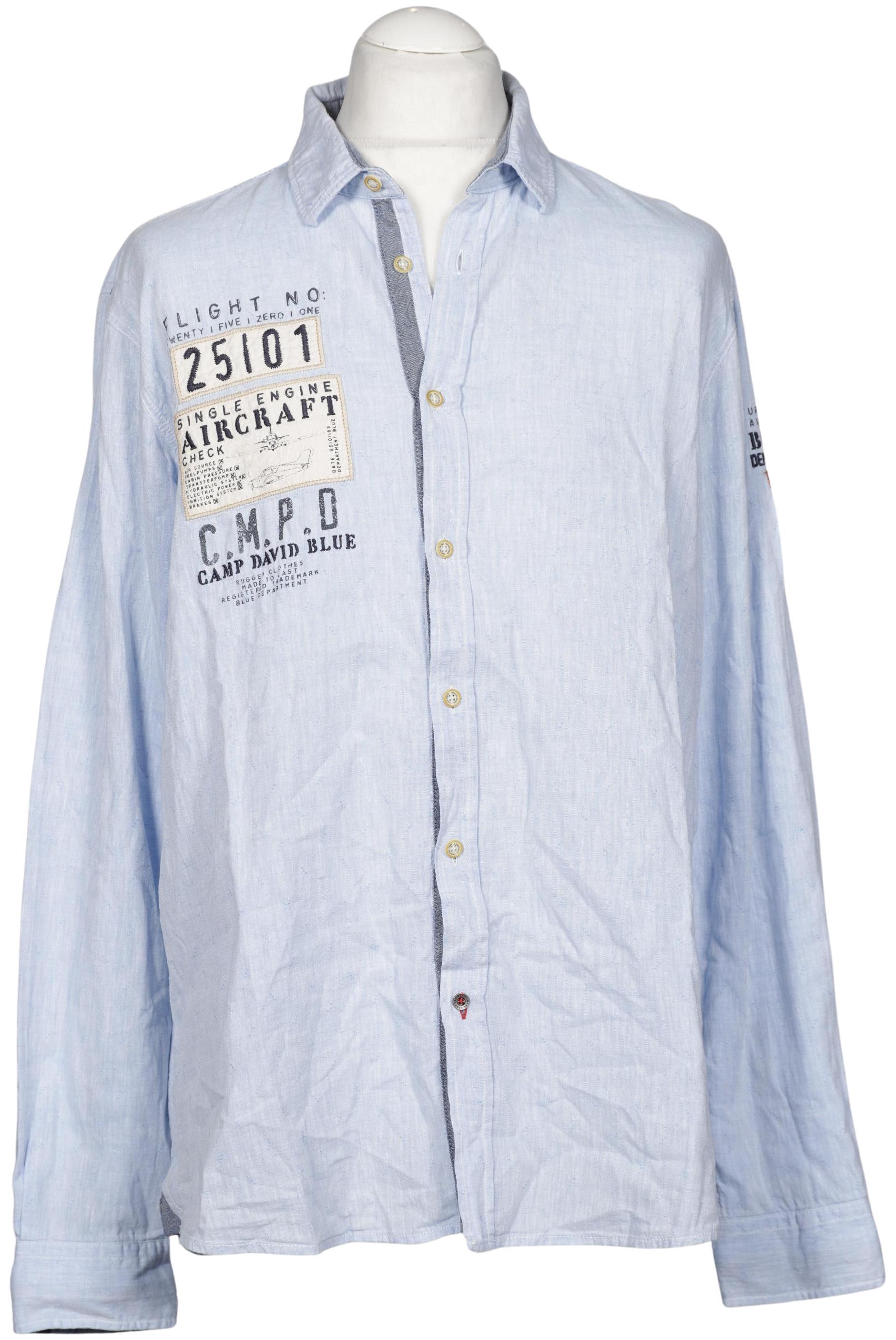 

Camp David Herren Hemd, hellblau, Gr. 54