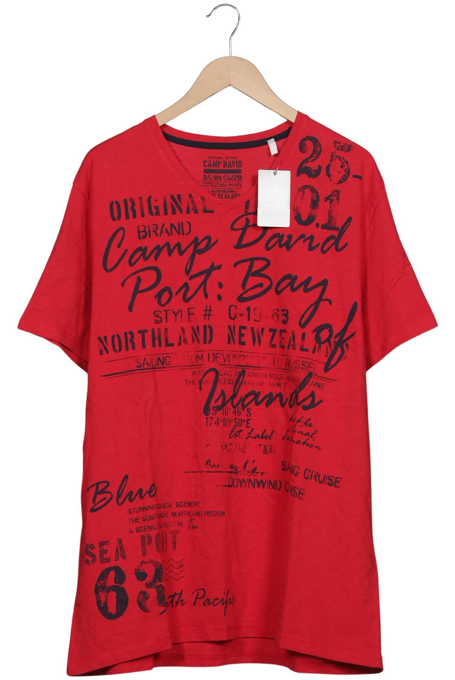 

Camp David Herren T-Shirt, rot, Gr. 56