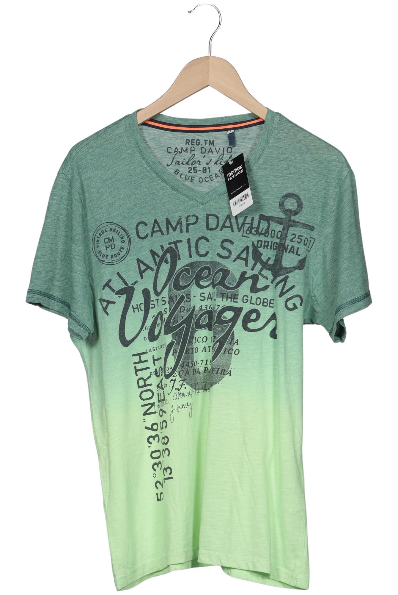Thumbnail - Camp David Herren Langarmshirt, grün, Gr. 52