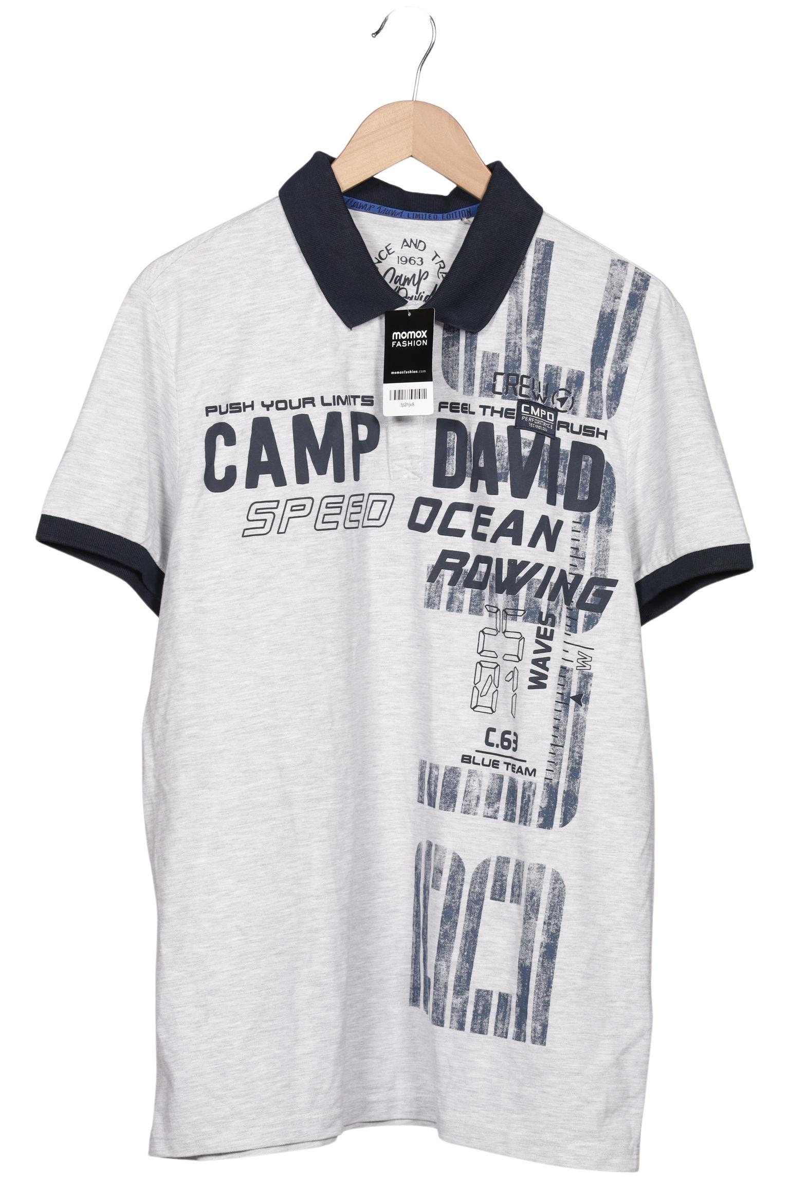 

Camp David Herren Poloshirt, grau, Gr. 54