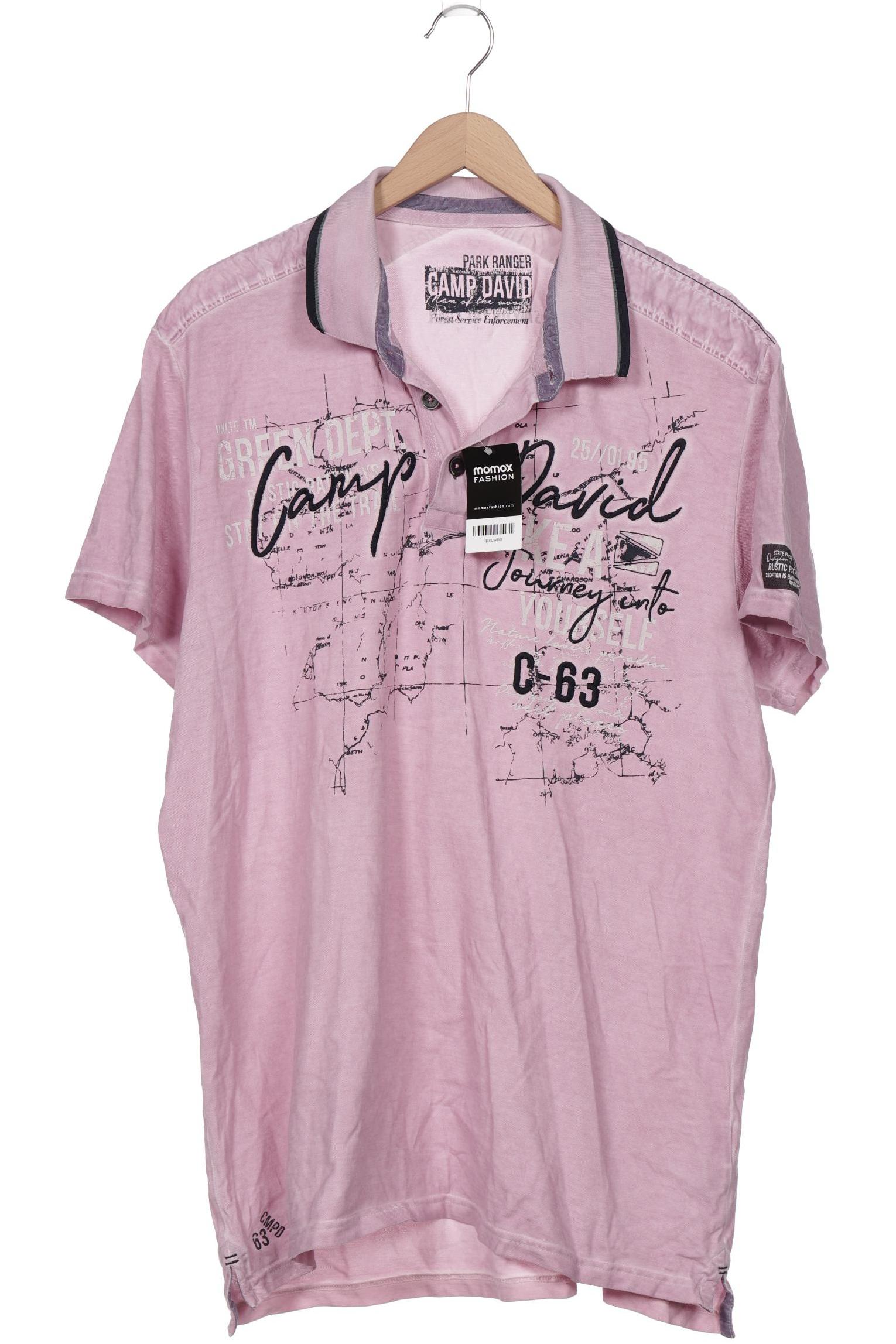 

Camp David Herren Poloshirt, pink
