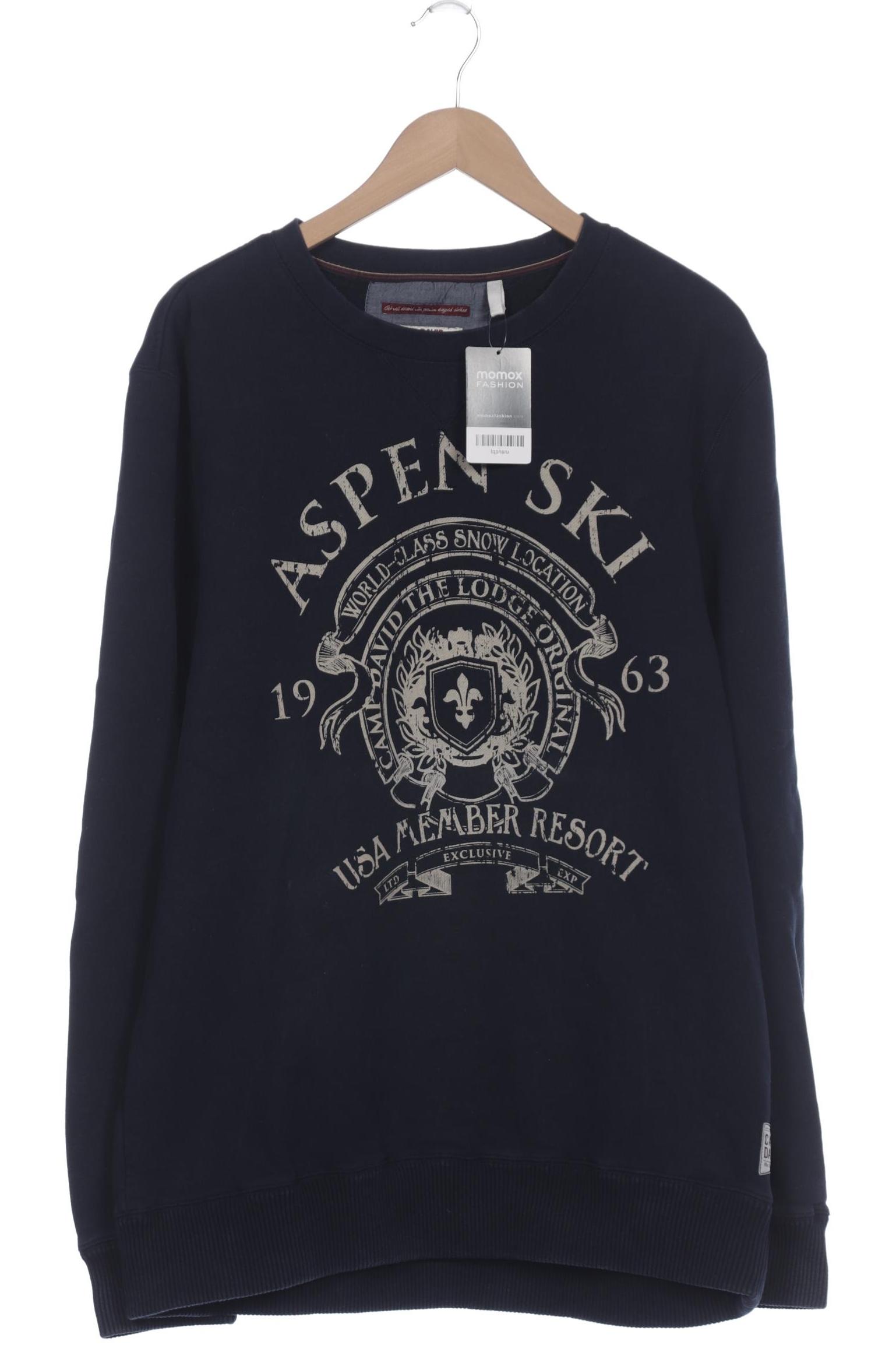 

Camp David Herren Sweatshirt, marineblau, Gr. 56