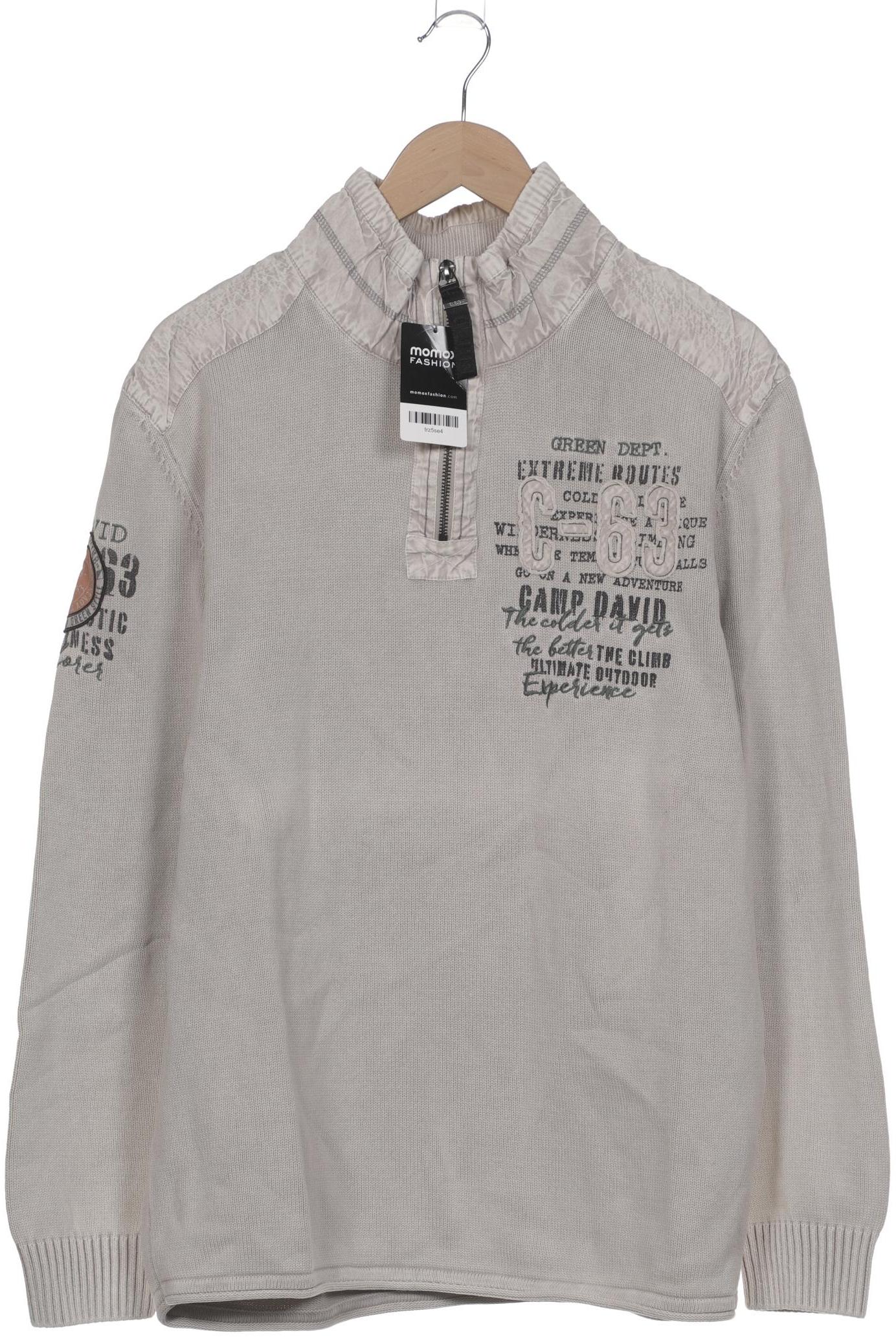 Thumbnail - Camp David Herren Pullover, beige, Gr. 56