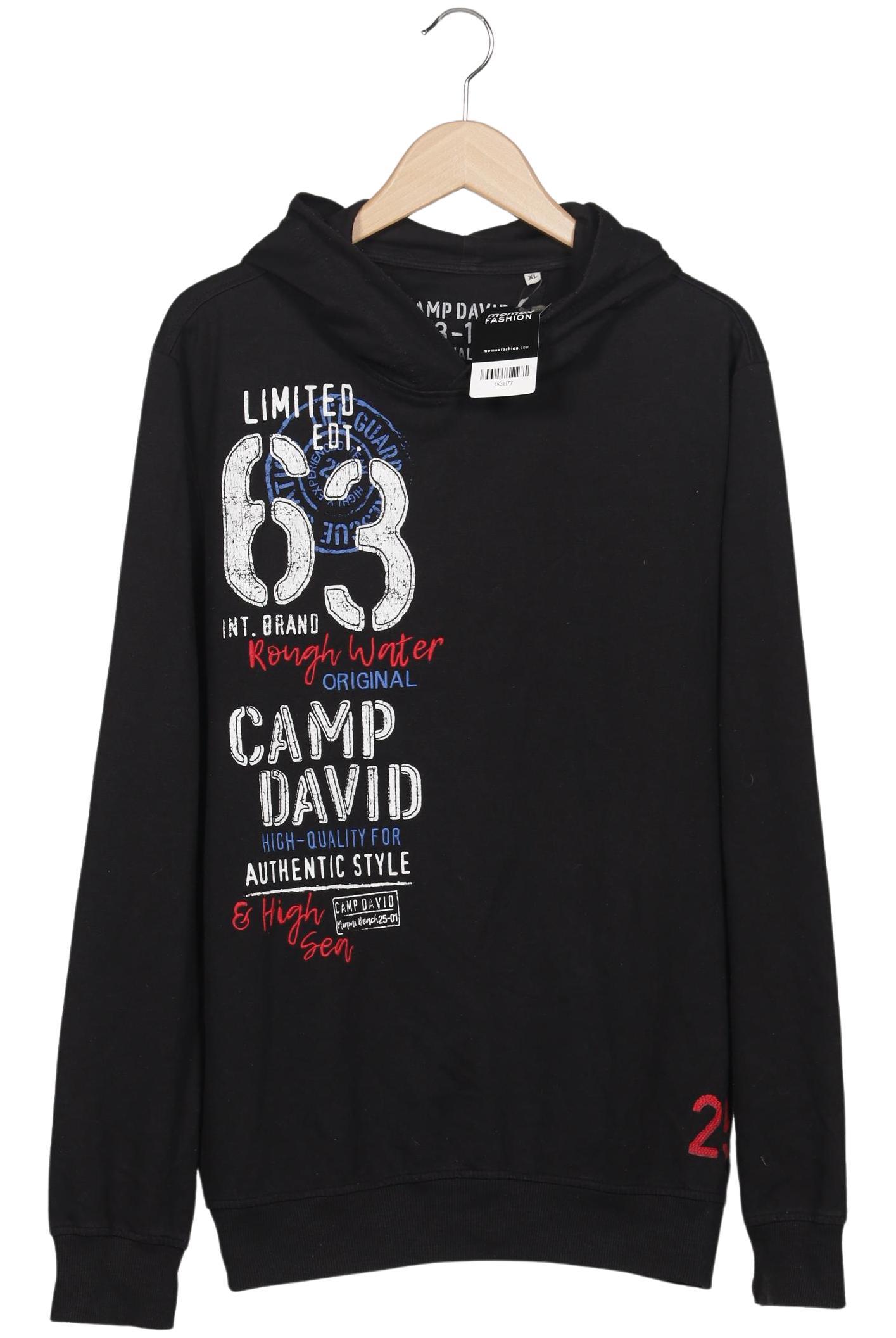 Thumbnail - Camp David Herren Kapuzenpullover, schwarz, Gr. 54