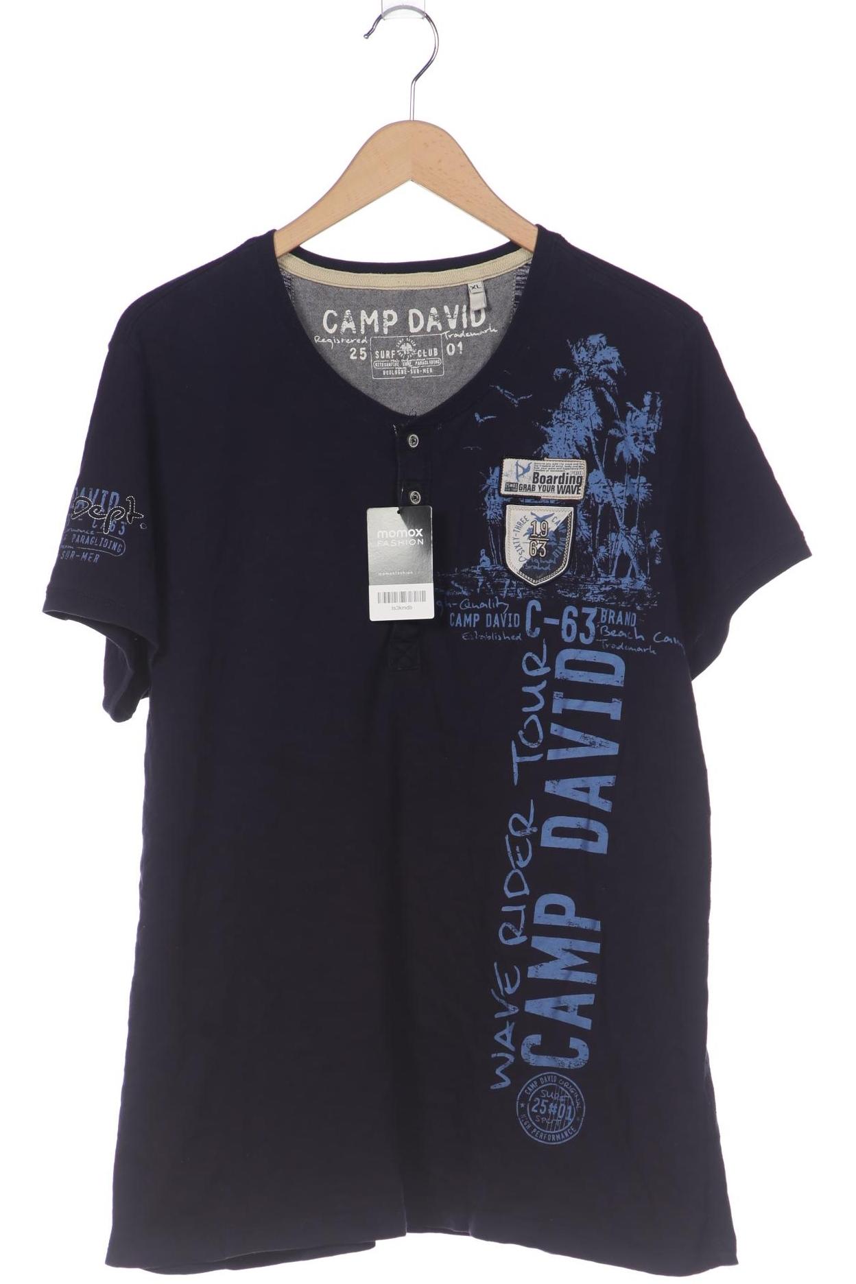

Camp David Herren T-Shirt, marineblau, Gr. 54