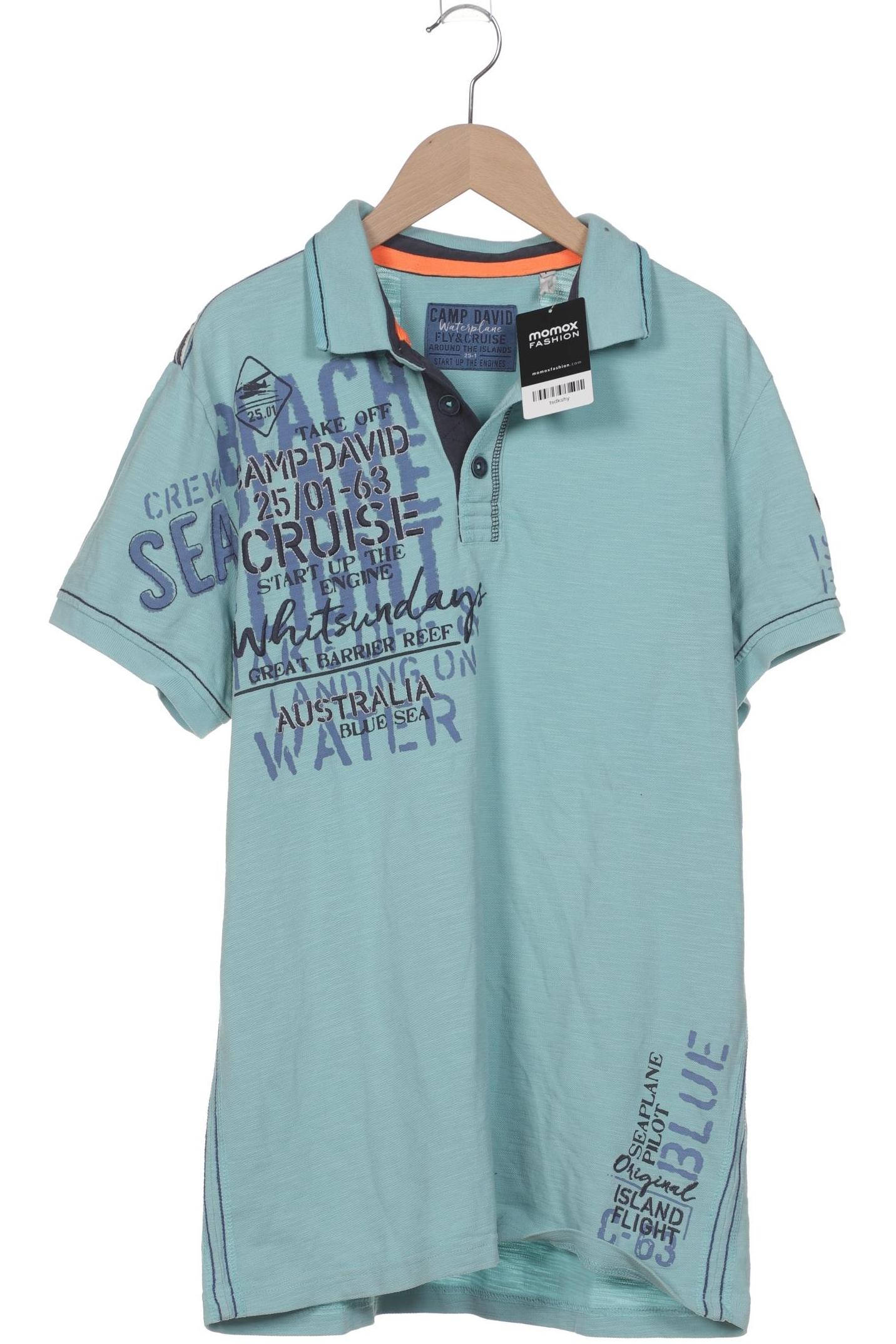 

Camp David Herren Poloshirt, hellblau, Gr. 52