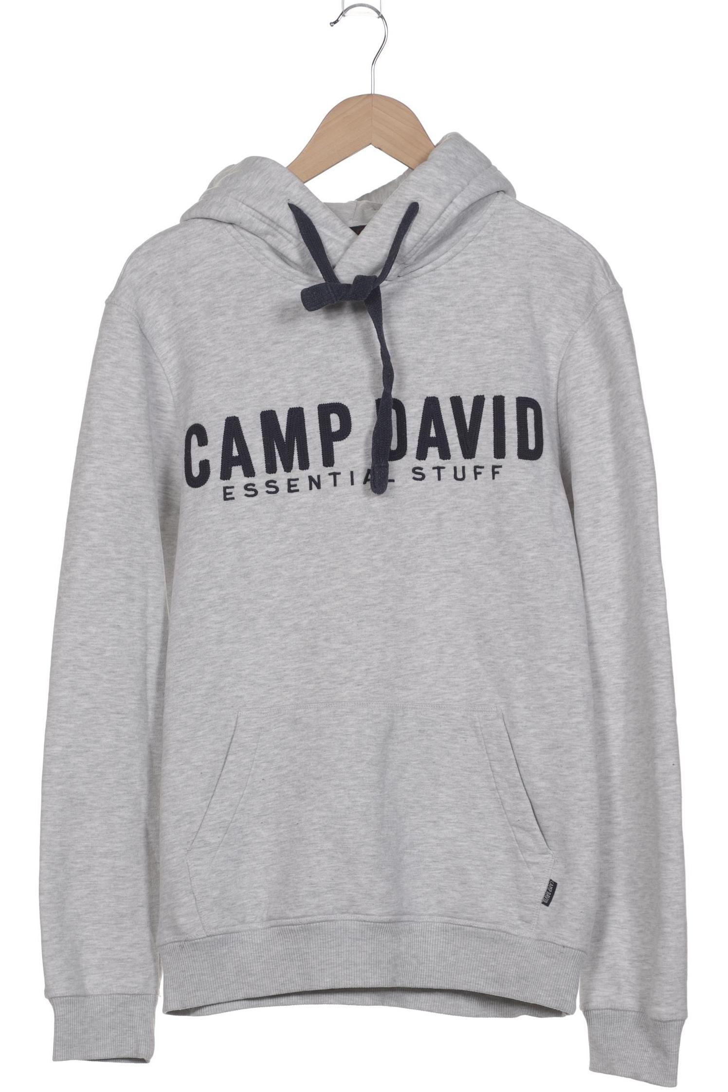 

Camp David Herren Kapuzenpullover, grau, Gr. 52