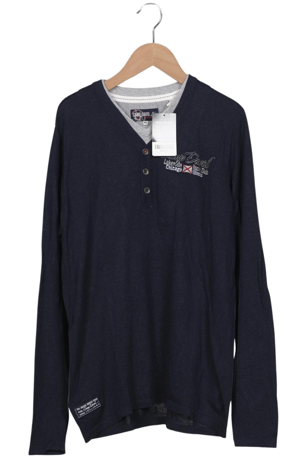 

Camp David Herren Pullover, marineblau, Gr. 48