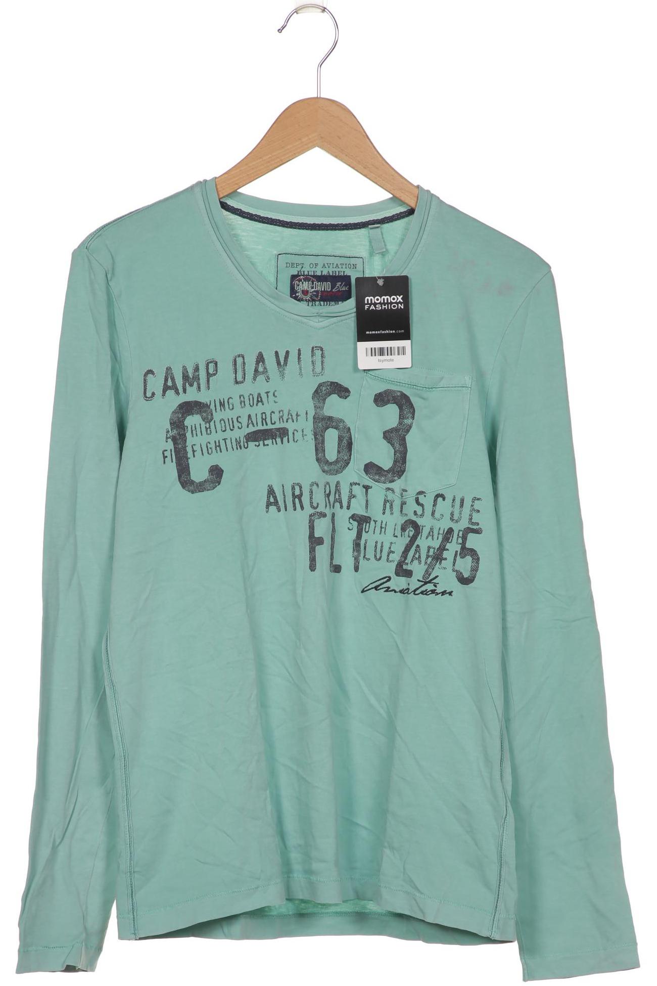 

Camp David Herren Langarmshirt, türkis