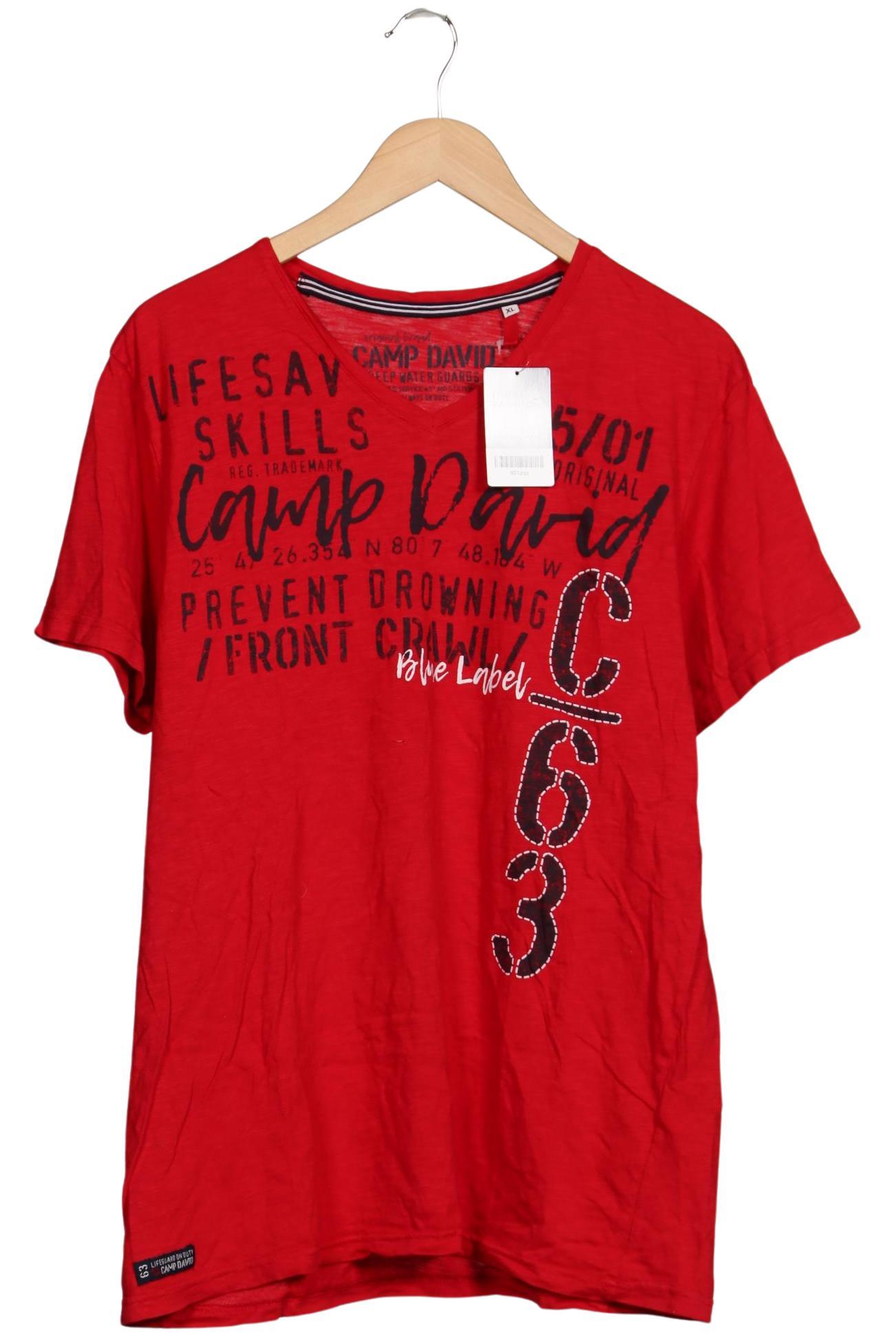

Camp David Herren T-Shirt, rot, Gr. 54