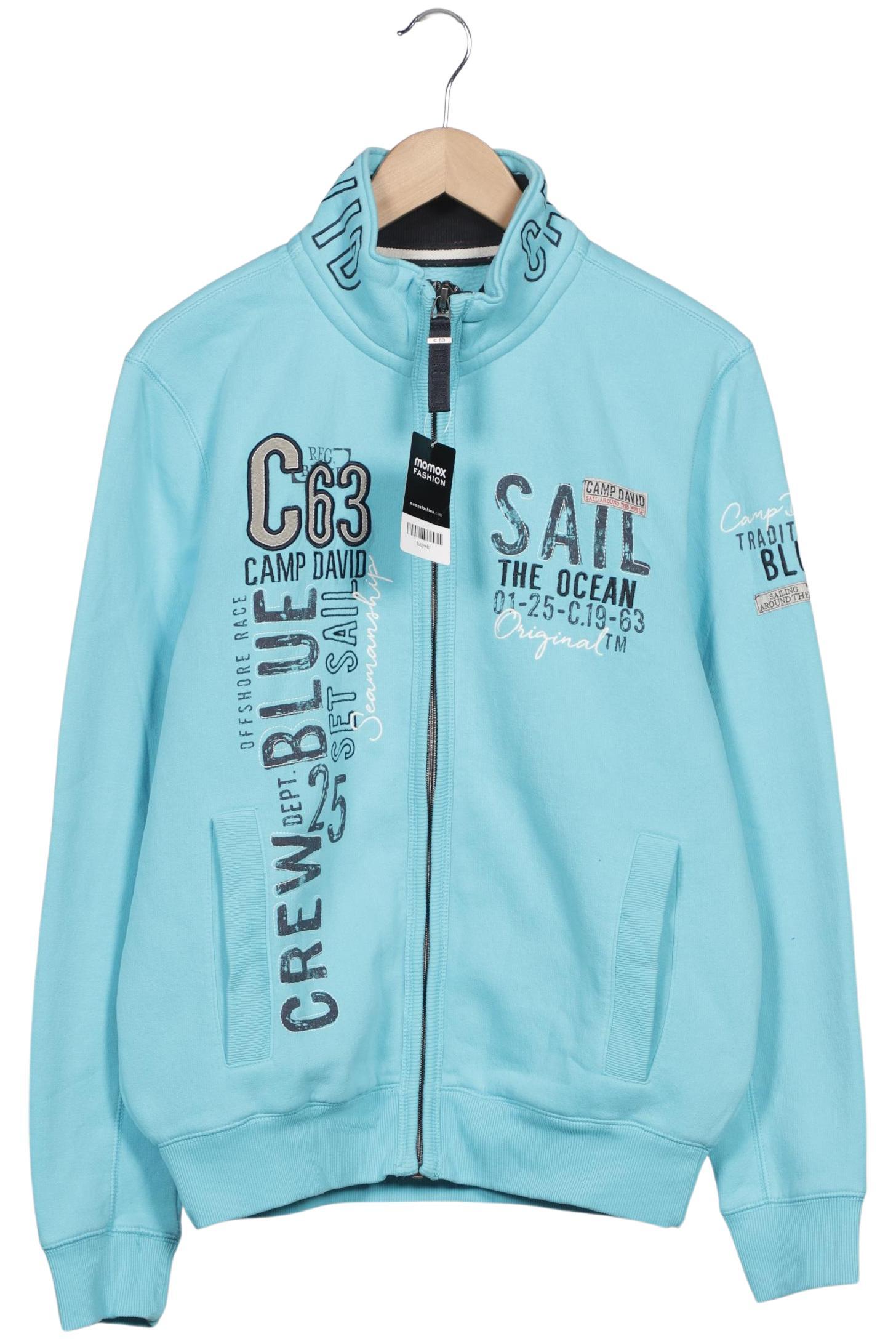 

Camp David Herren Kapuzenpullover, hellblau, Gr. 48