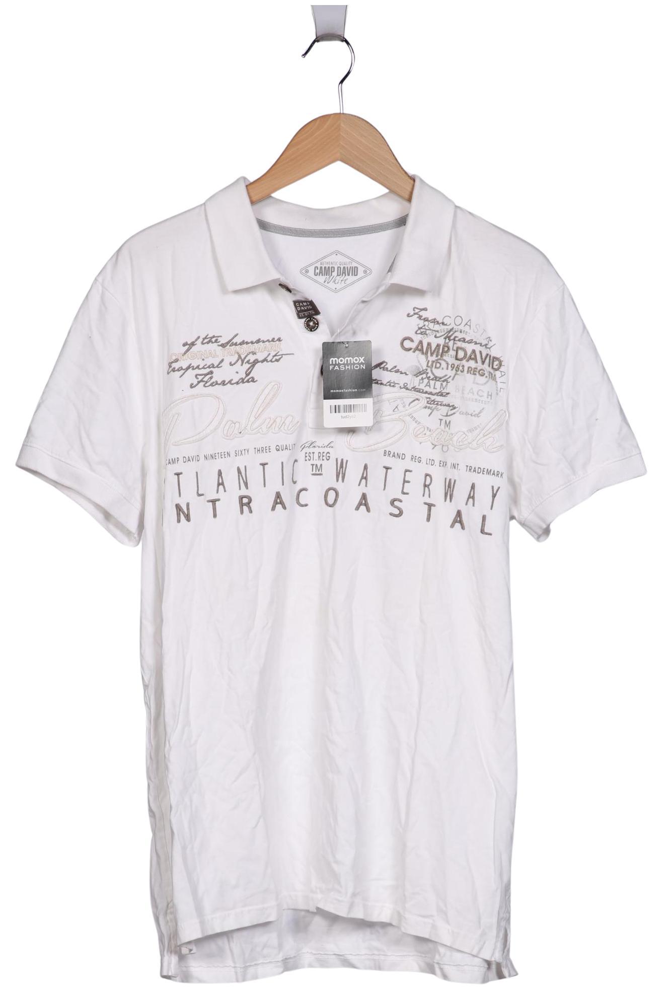 

Camp David Herren Poloshirt, cremeweiß, Gr. 54