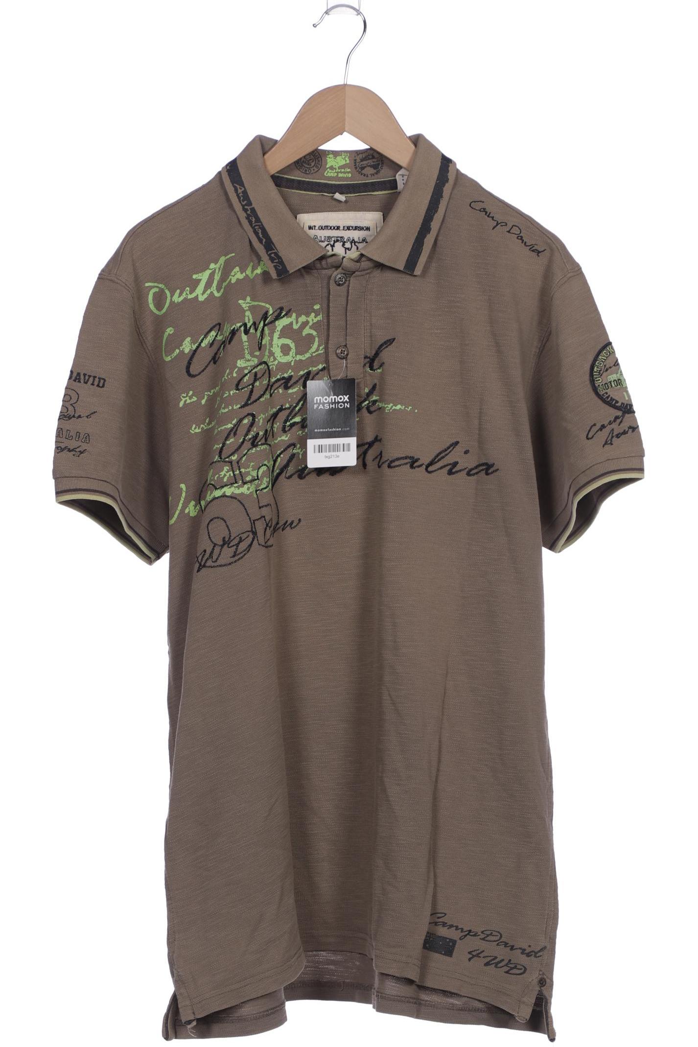 

Camp David Herren Poloshirt, beige, Gr. 56