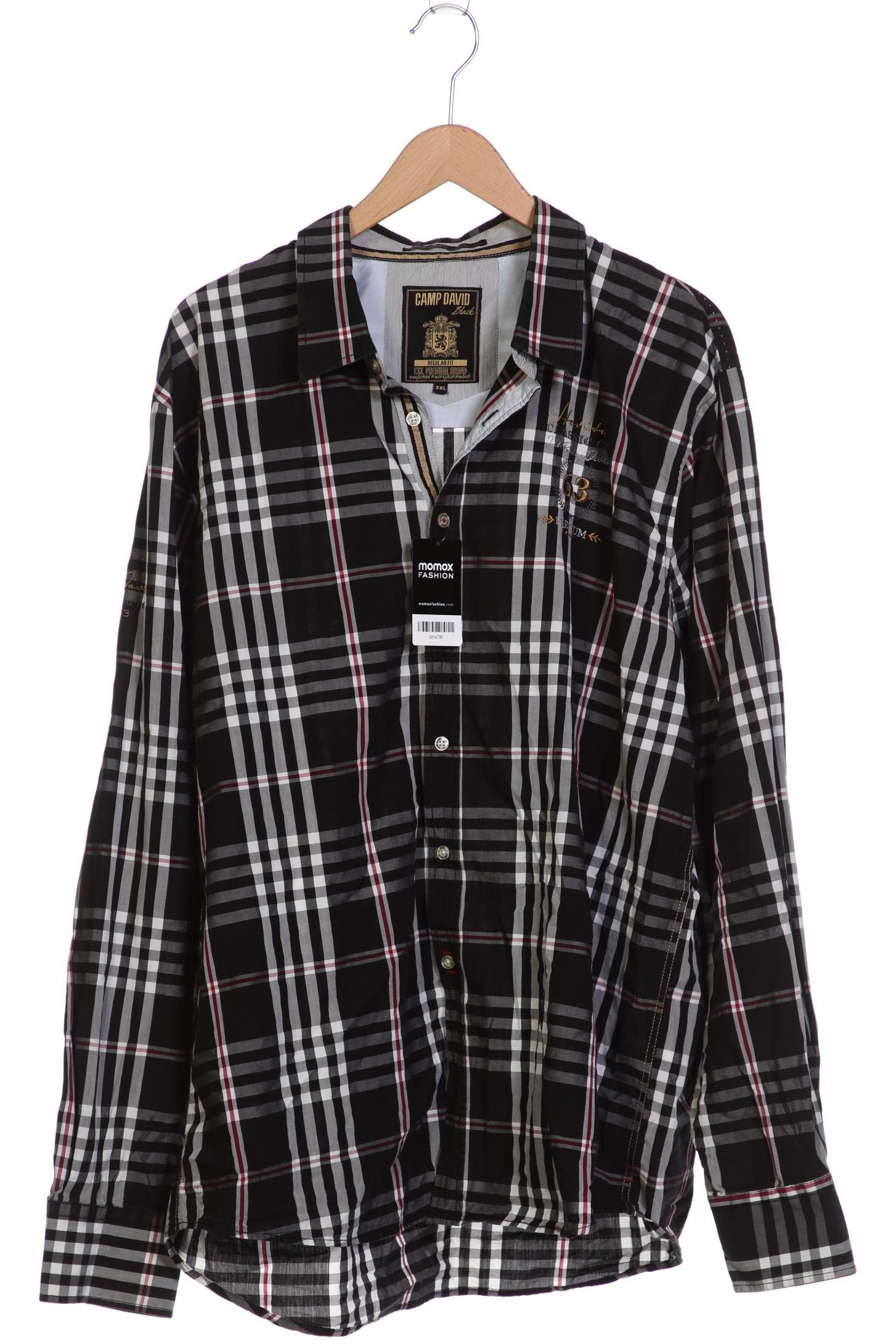 

Camp David Herren Hemd, schwarz