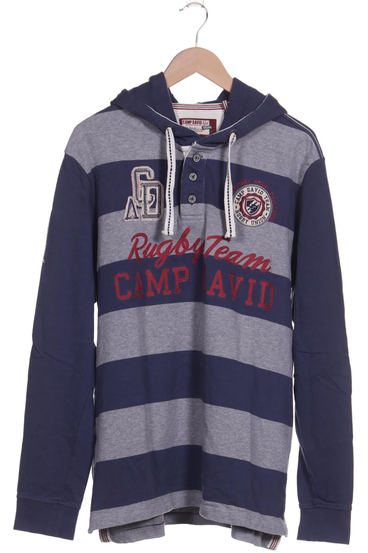 

Camp David Herren Kapuzenpullover, grau, Gr. 56