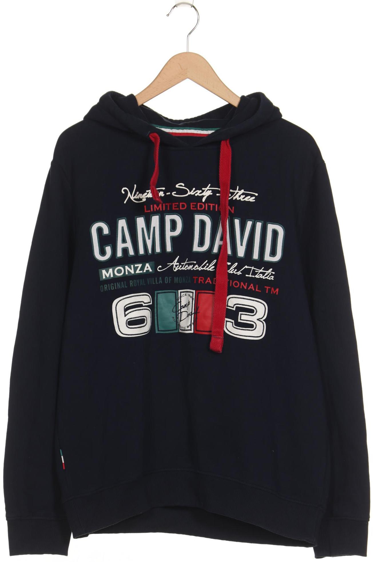 

Camp David Herren Kapuzenpullover, marineblau, Gr. 54