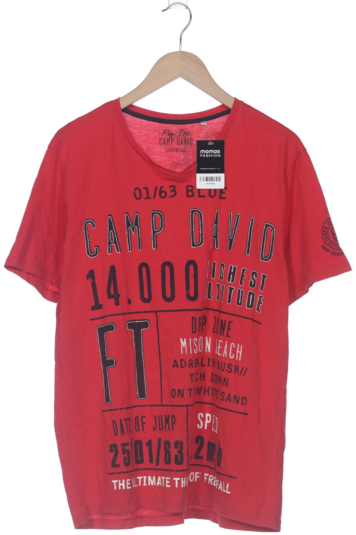 

Camp David Herren T-Shirt, rot, Gr. 56