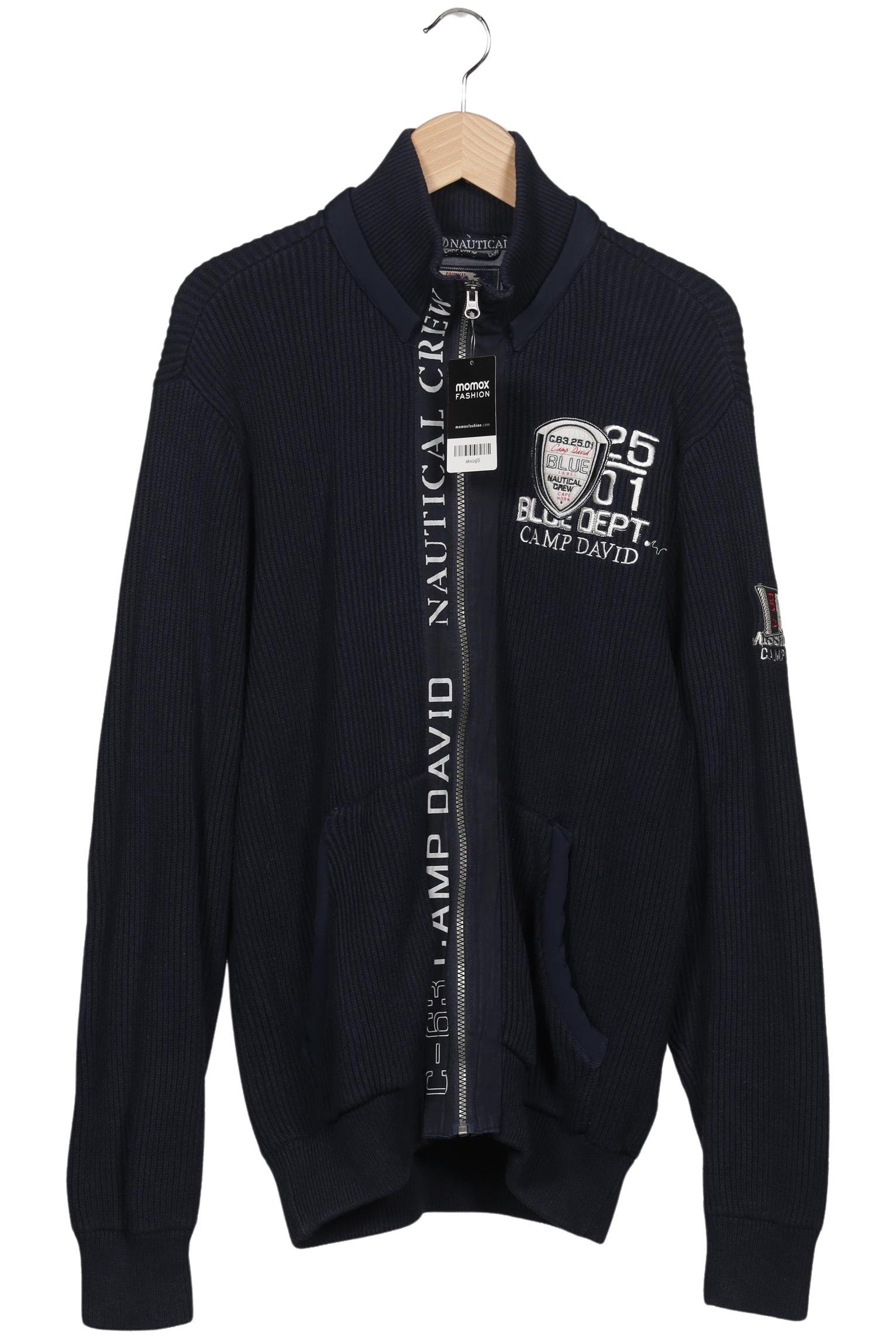 

Camp David Herren Strickjacke, marineblau, Gr. 52