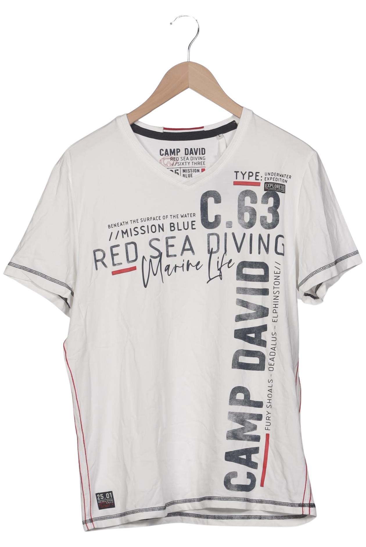 

Camp David Herren T-Shirt, weiß, Gr. 52