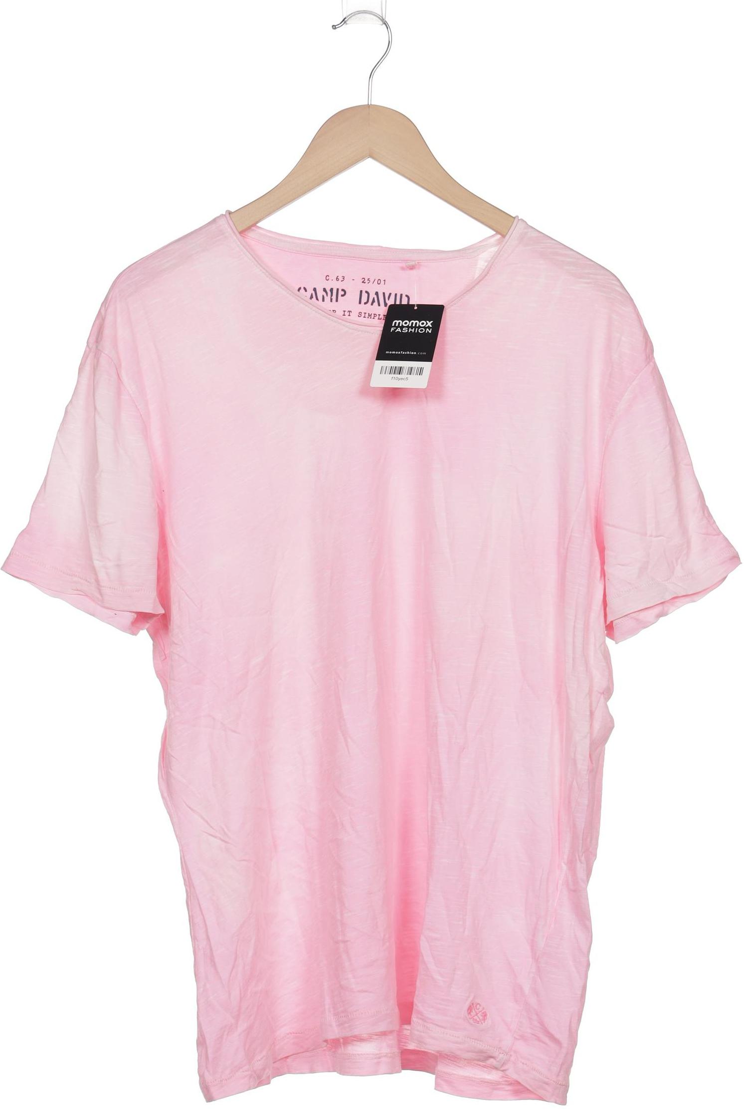

Camp David Herren T-Shirt, pink, Gr. 54
