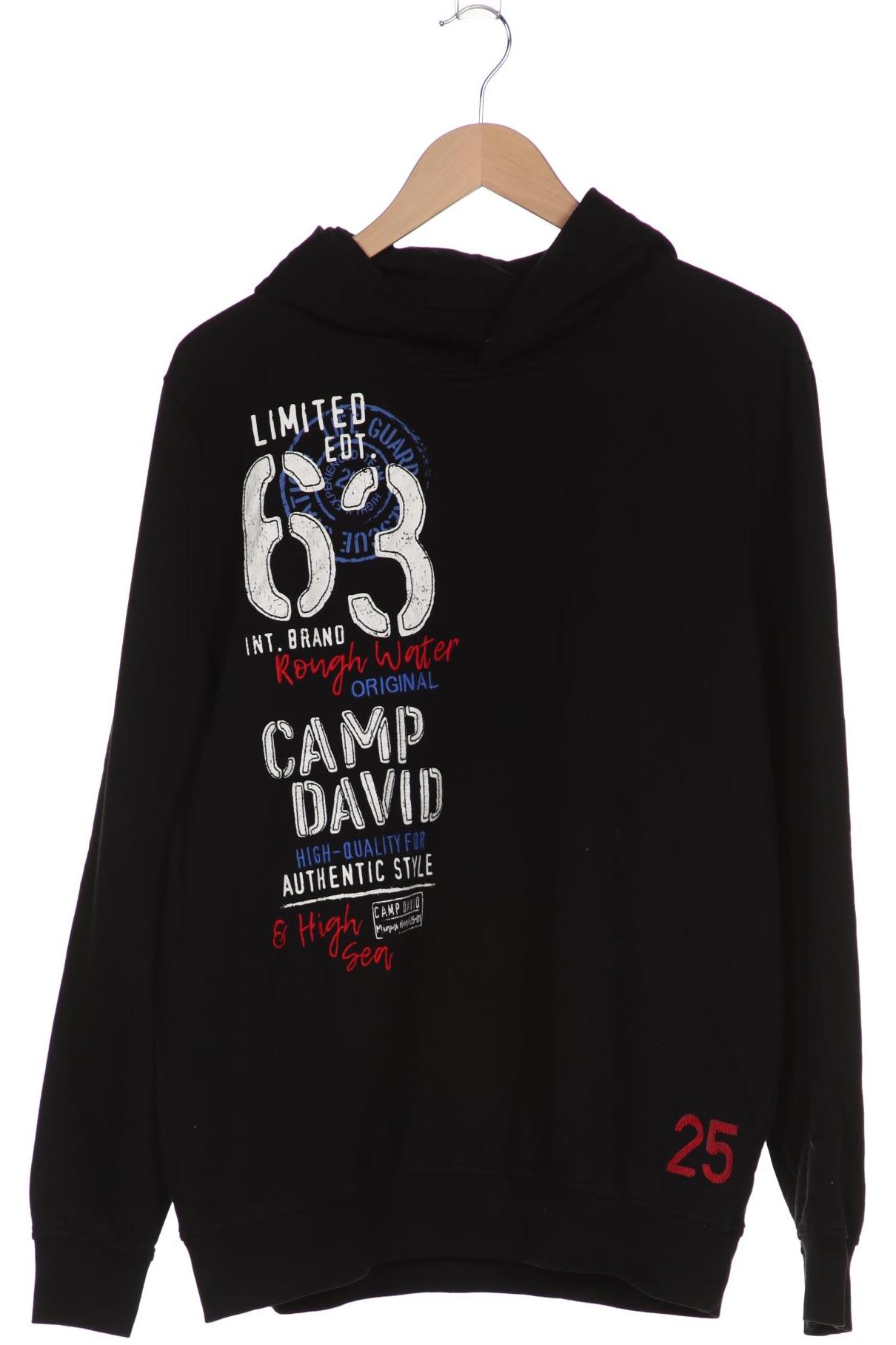 

Camp David Herren Kapuzenpullover, schwarz, Gr. 54