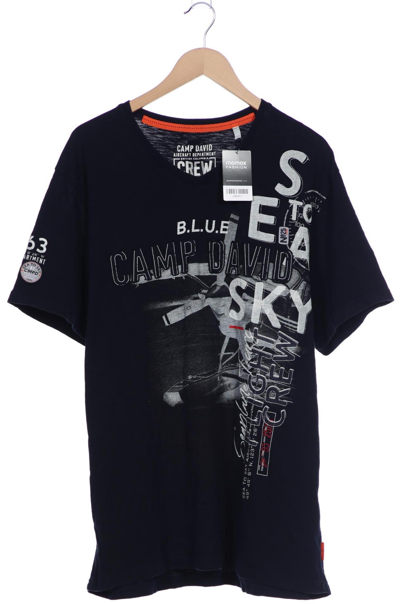 

Camp David Herren T-Shirt, marineblau, Gr. 58