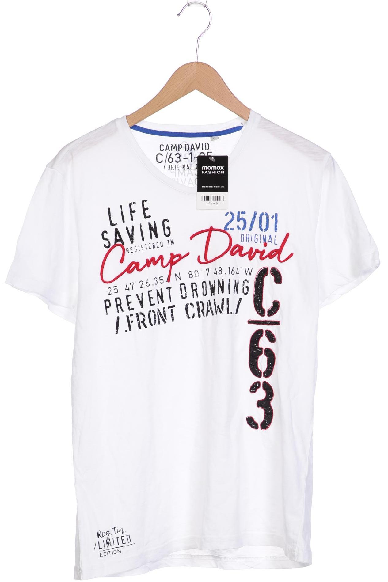 

Camp David Herren T-Shirt, weiß