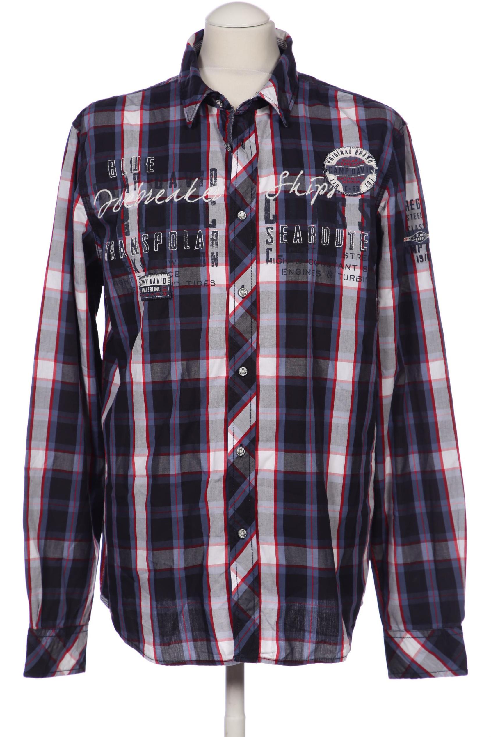 

Camp David Herren Hemd, marineblau