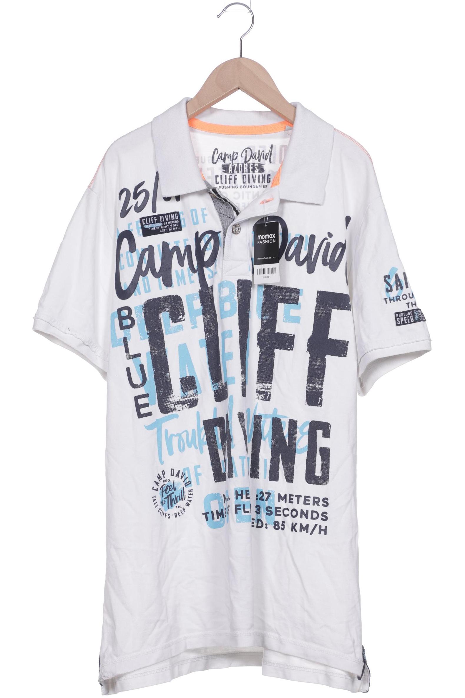 

Camp David Herren Poloshirt, weiß, Gr. 56