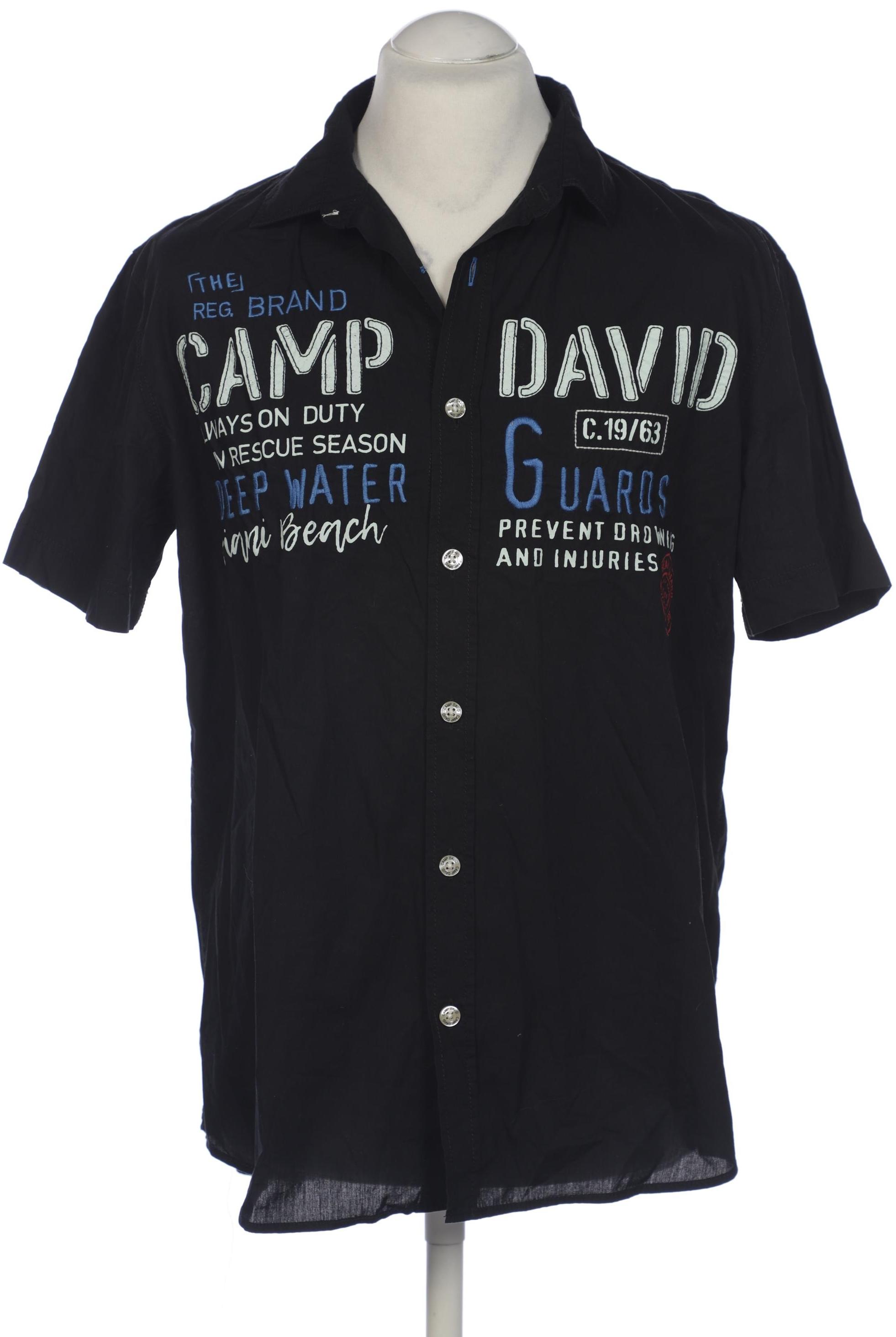 

Camp David Herren Hemd, schwarz, Gr. 48