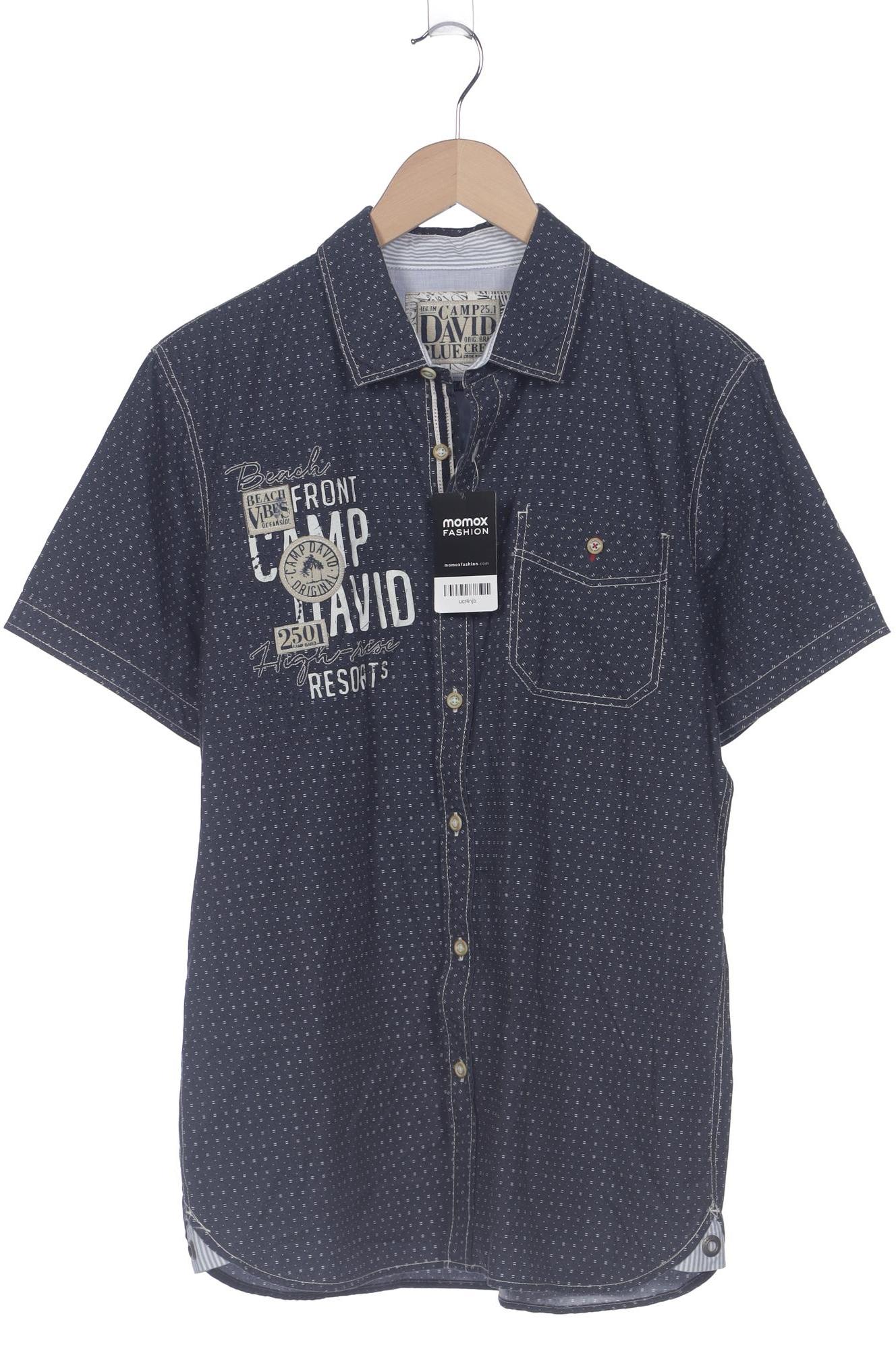 

Camp David Herren Hemd, marineblau, Gr. 46
