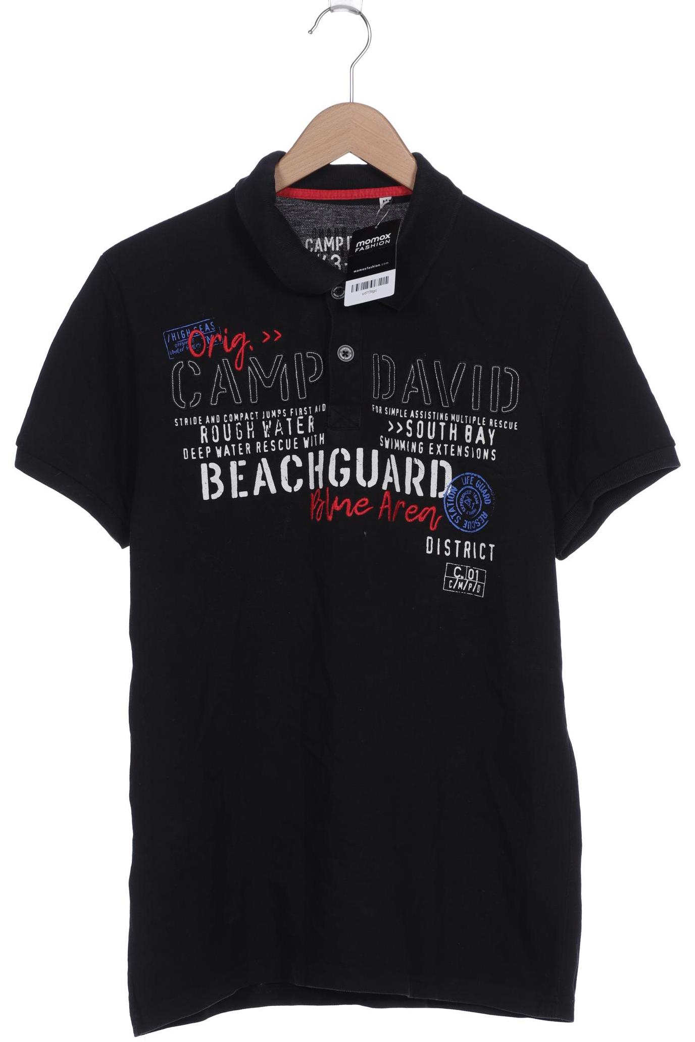 

Camp David Herren Poloshirt, schwarz