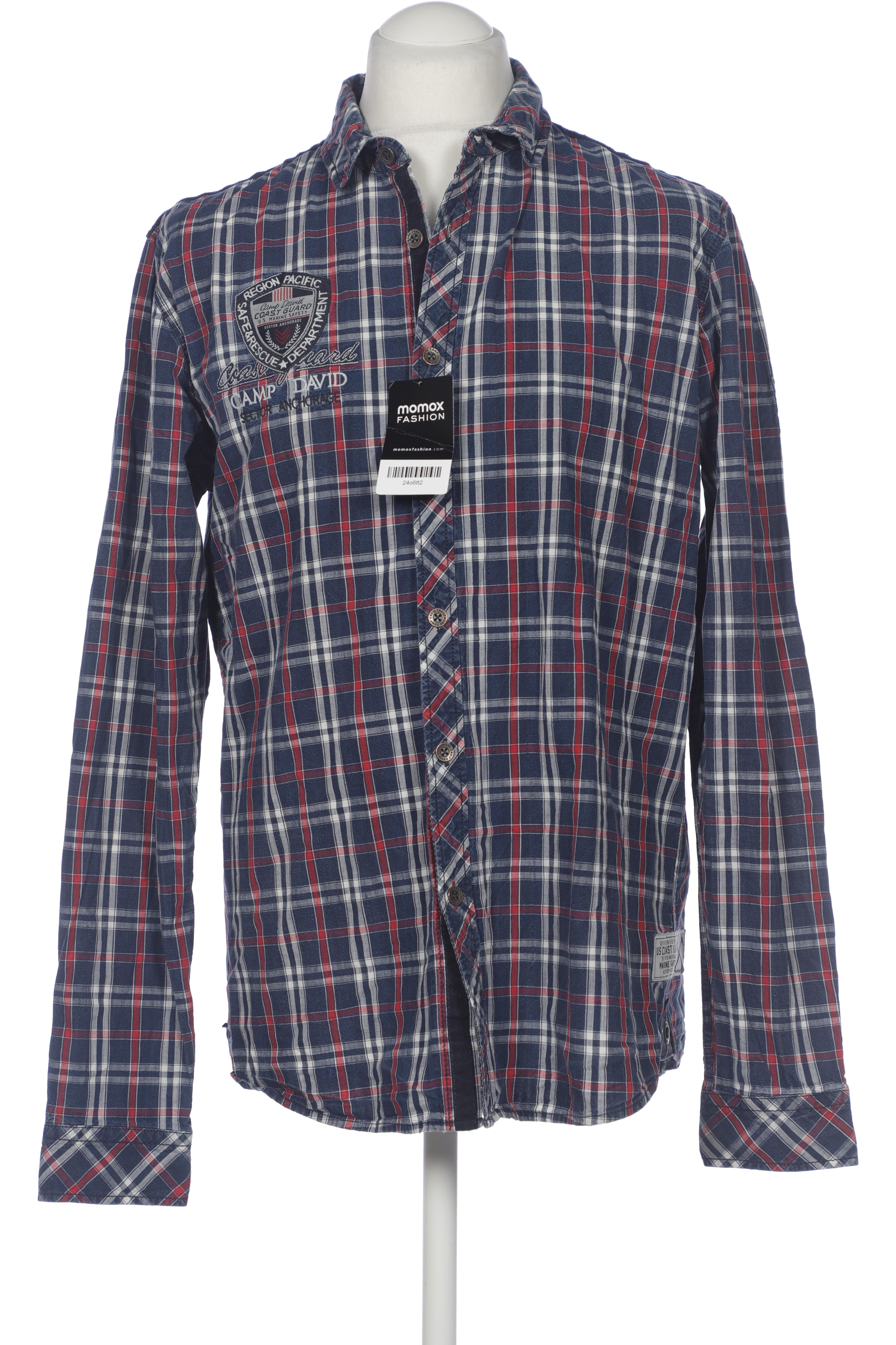 

Camp David Herren Hemd, marineblau, Gr. 52