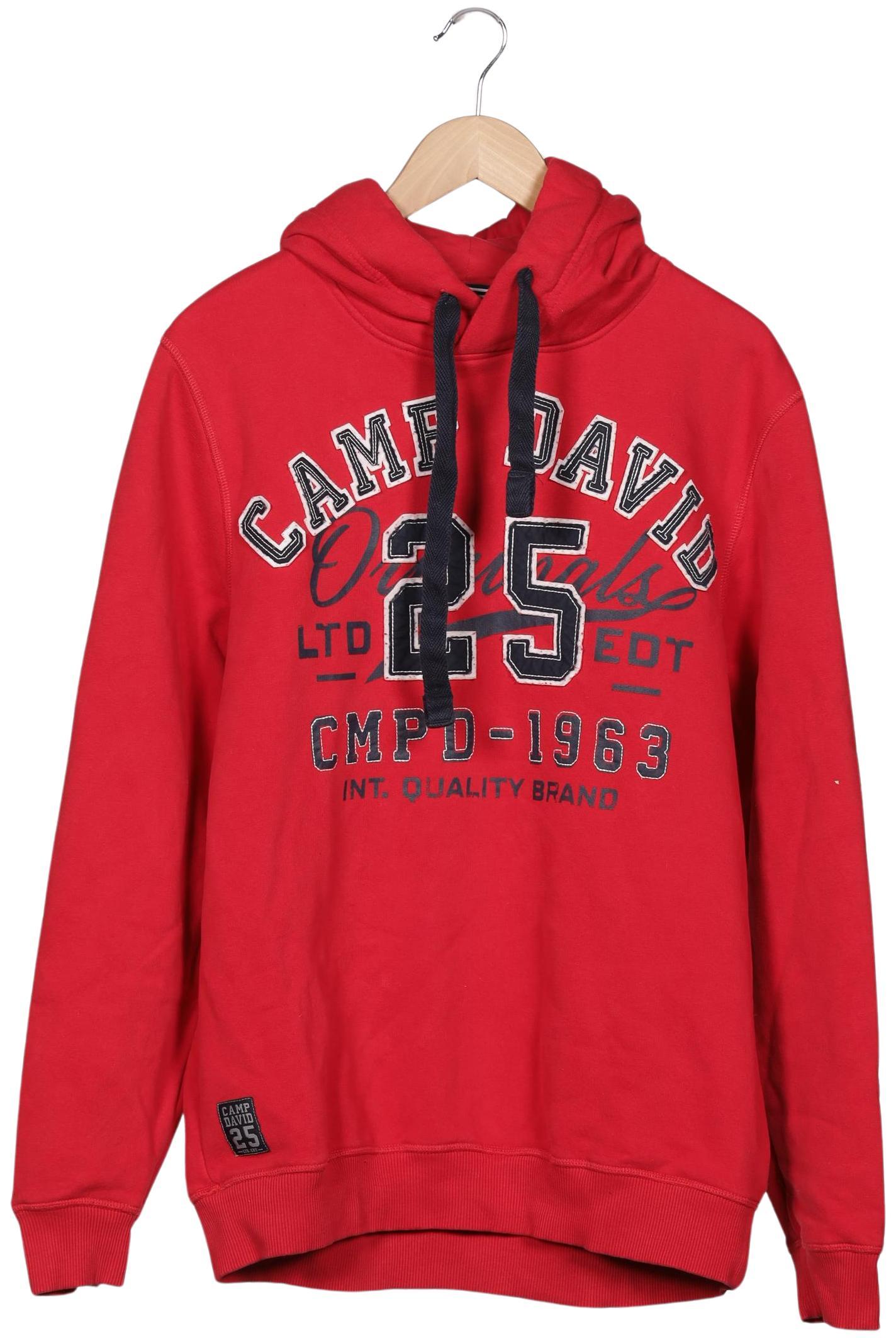 

Camp David Herren Kapuzenpullover, rot, Gr. 54
