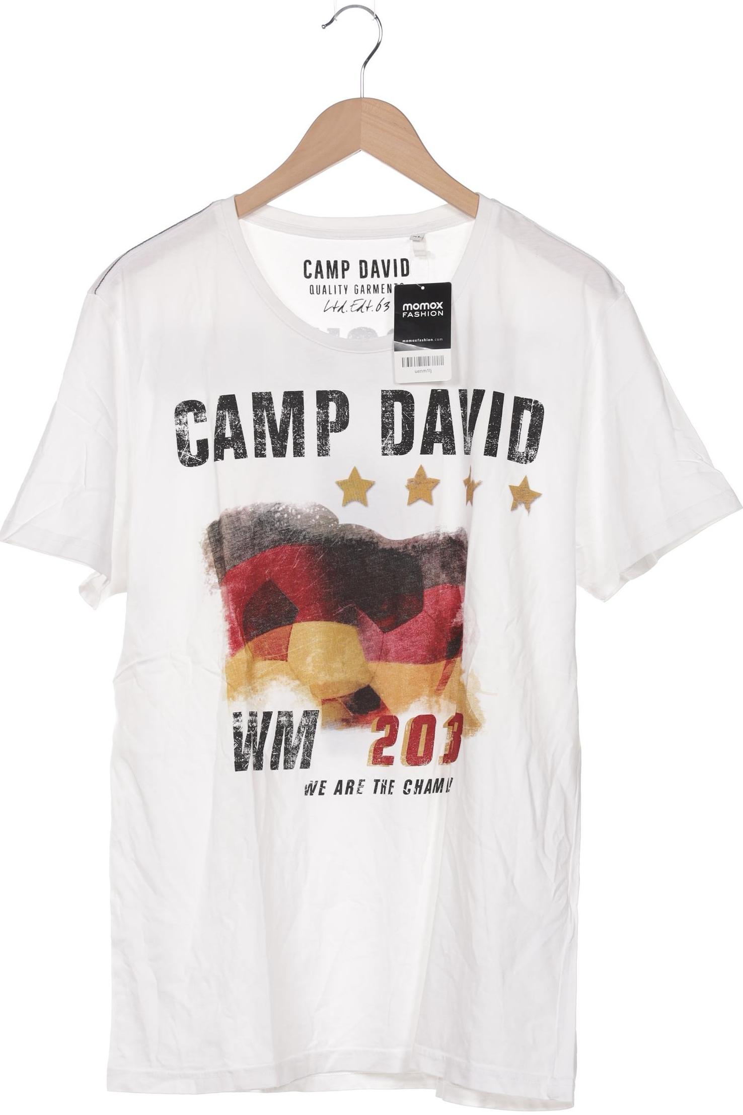

Camp David Herren T-Shirt, weiß, Gr. 54